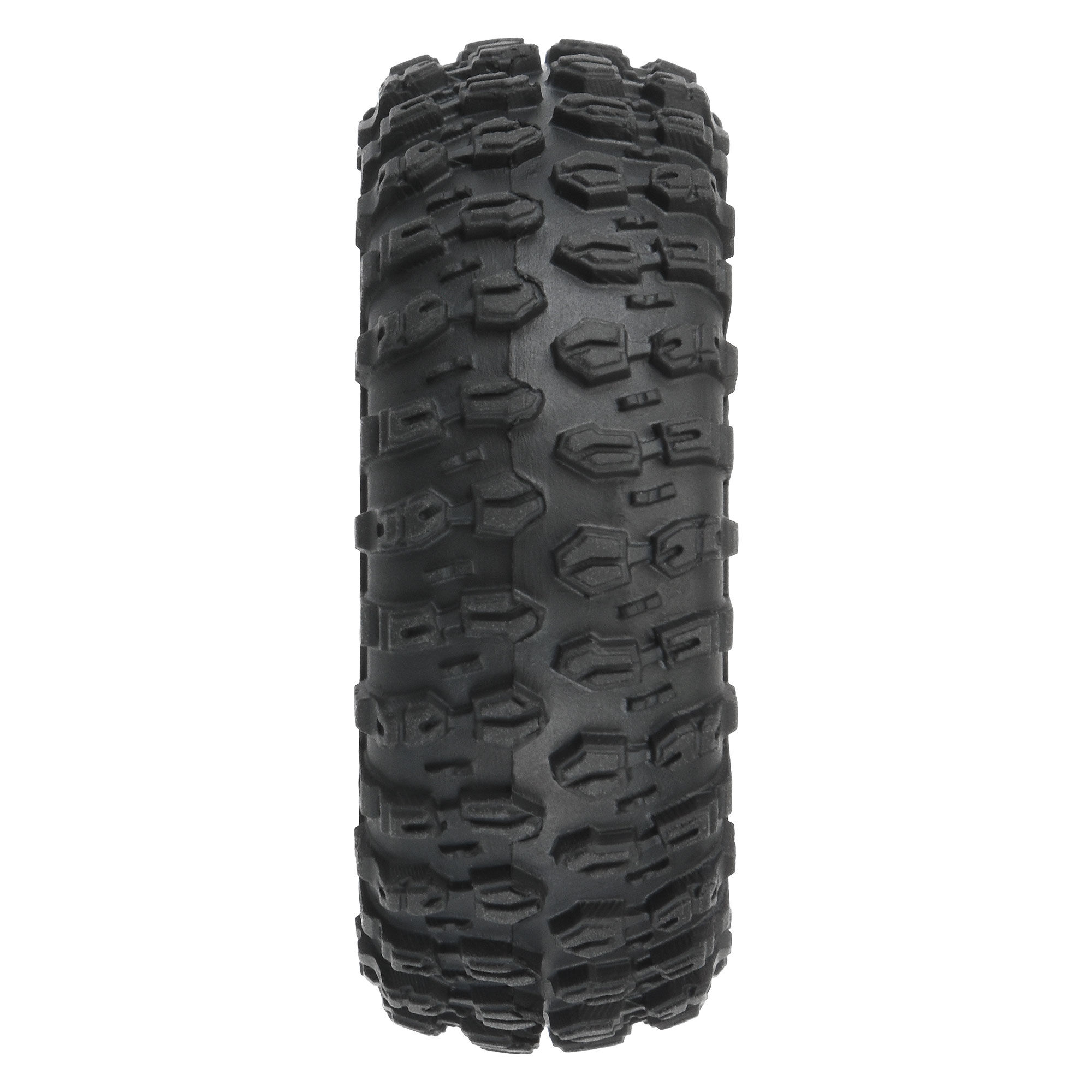 1/24 Hyrax F/R 1.0" Tires Mounted 7mm Black Impulse (SCX24)-2