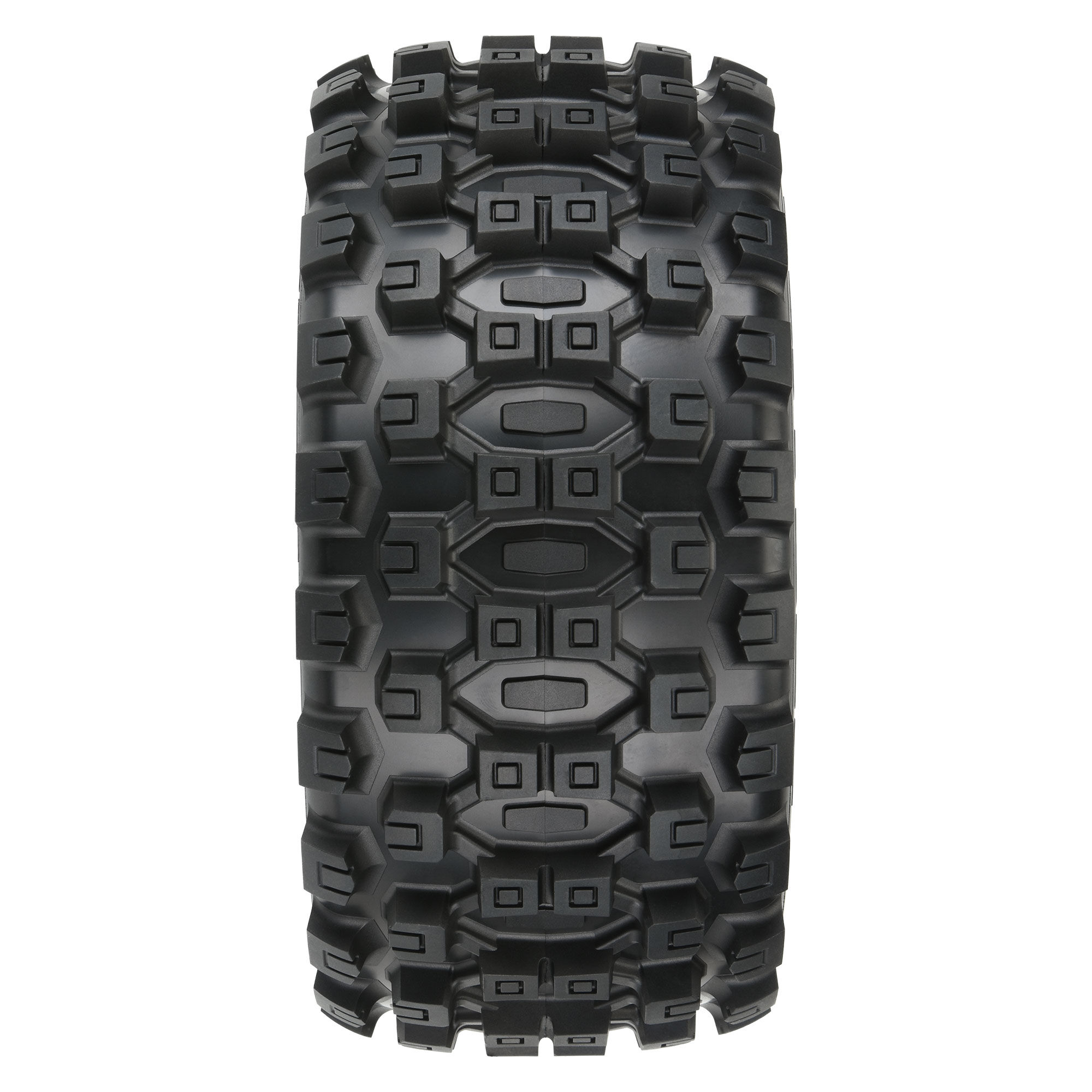 1/6 Badlands MX57 Front/Rear 5.7" Tires Mounted on Raid 8x48-2