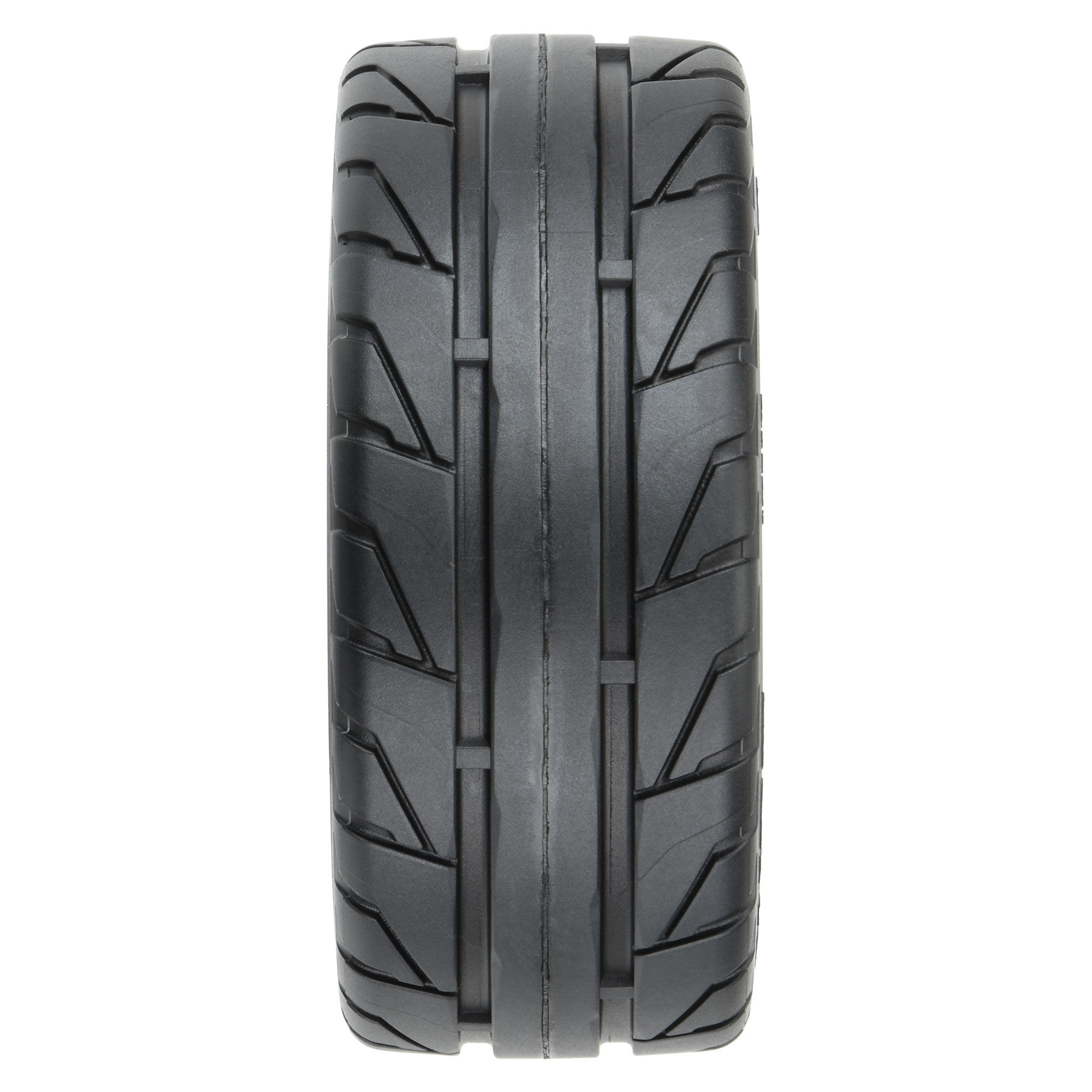 1/8 Vector S3 Front/Rear 35/85 2.4" Belted Mounted Tires, 14-2