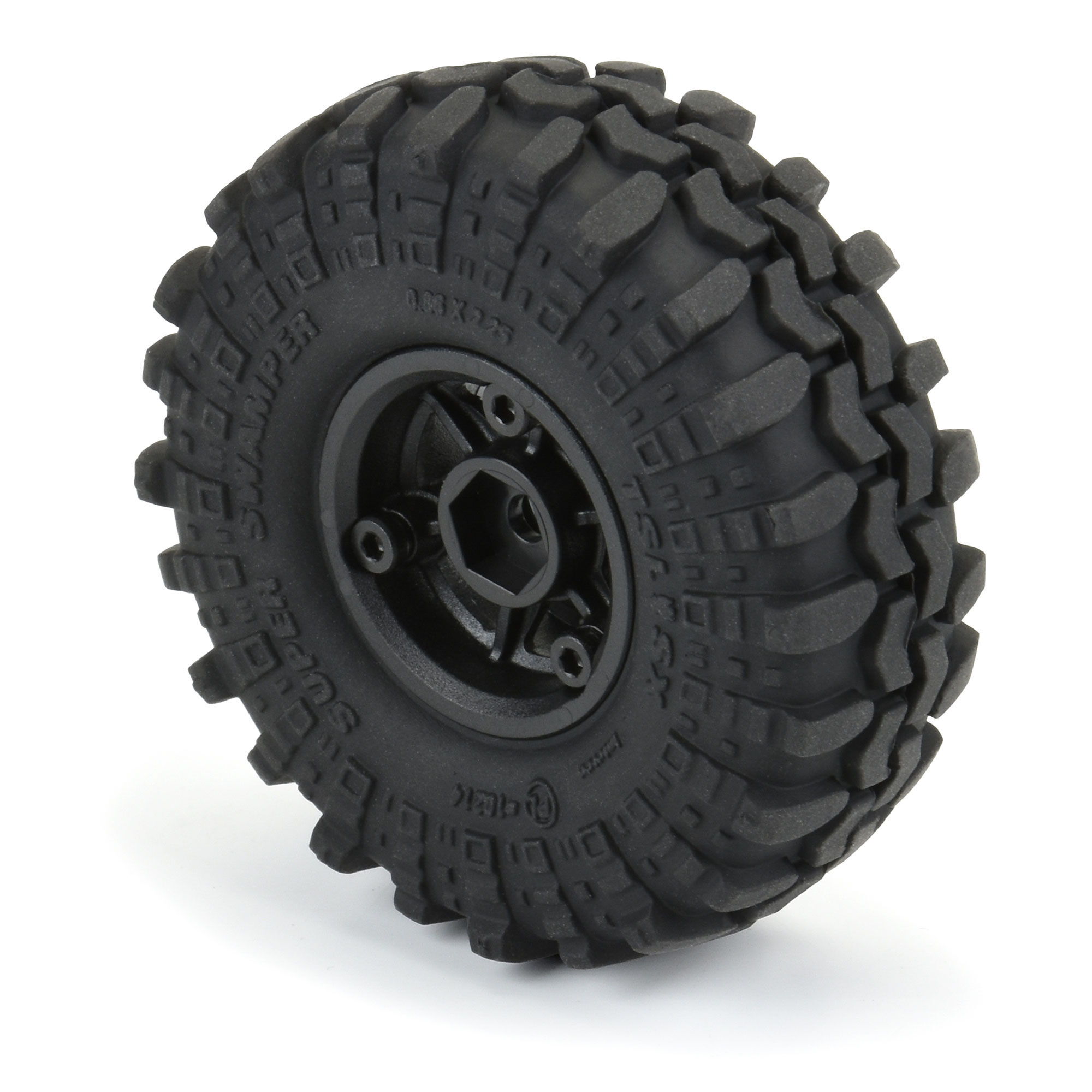 1/24 Interco Super Swamper F/R 1.0" Tires MTD 7mm Black Holc-3
