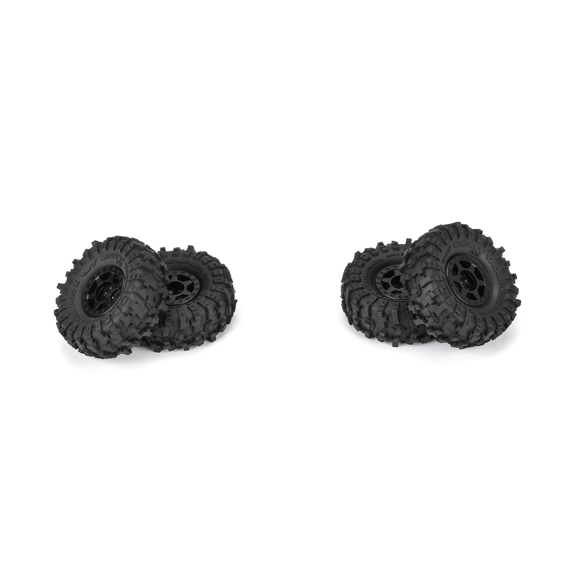 1/24 Mickey Thompson Baja Pro X F/R 1.0" MTD 7mm Black Holco-3