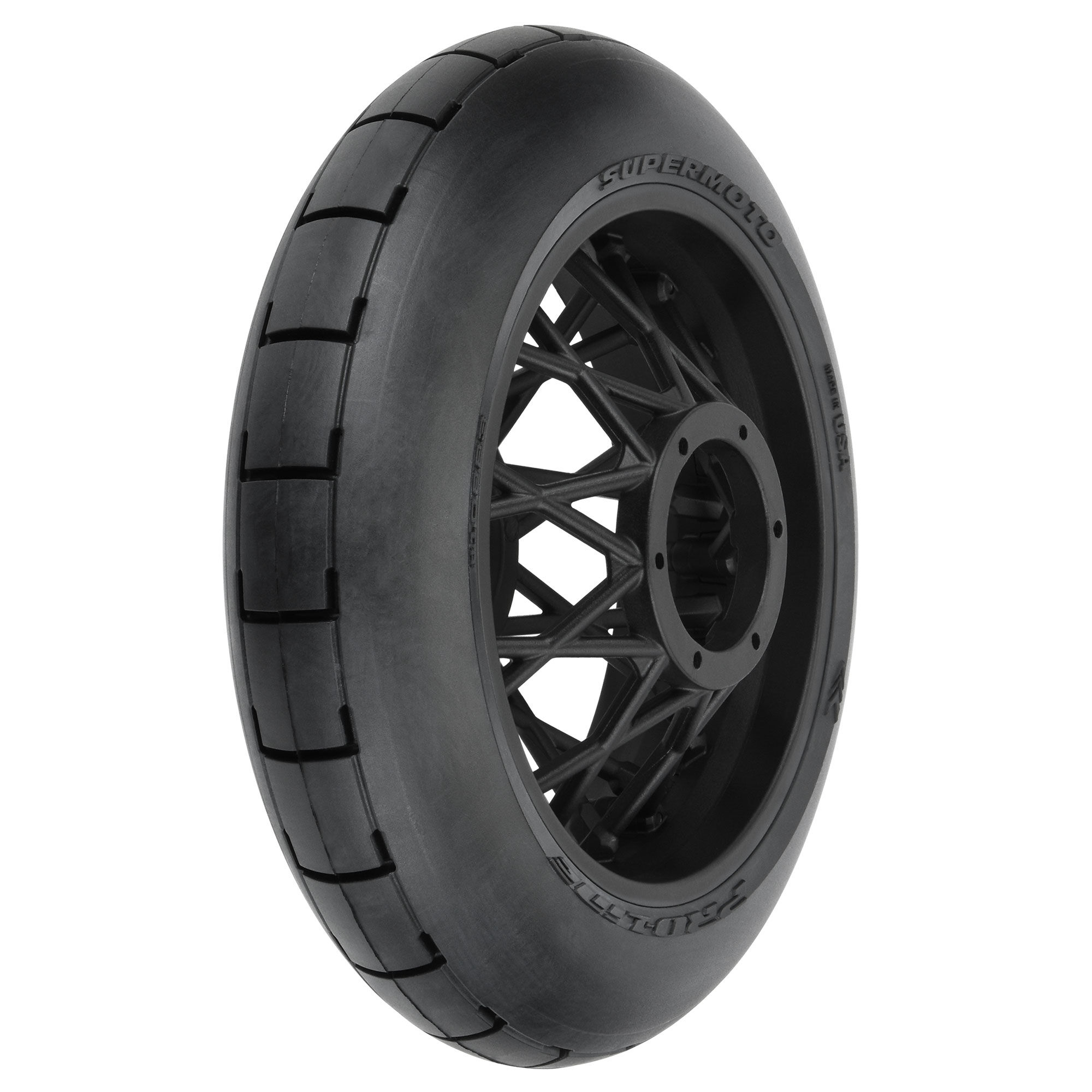 Pro-Line 1/4 Supermoto S3 Motorcycle Rear Tire MTD Black (1): PROMOTO-MX-3