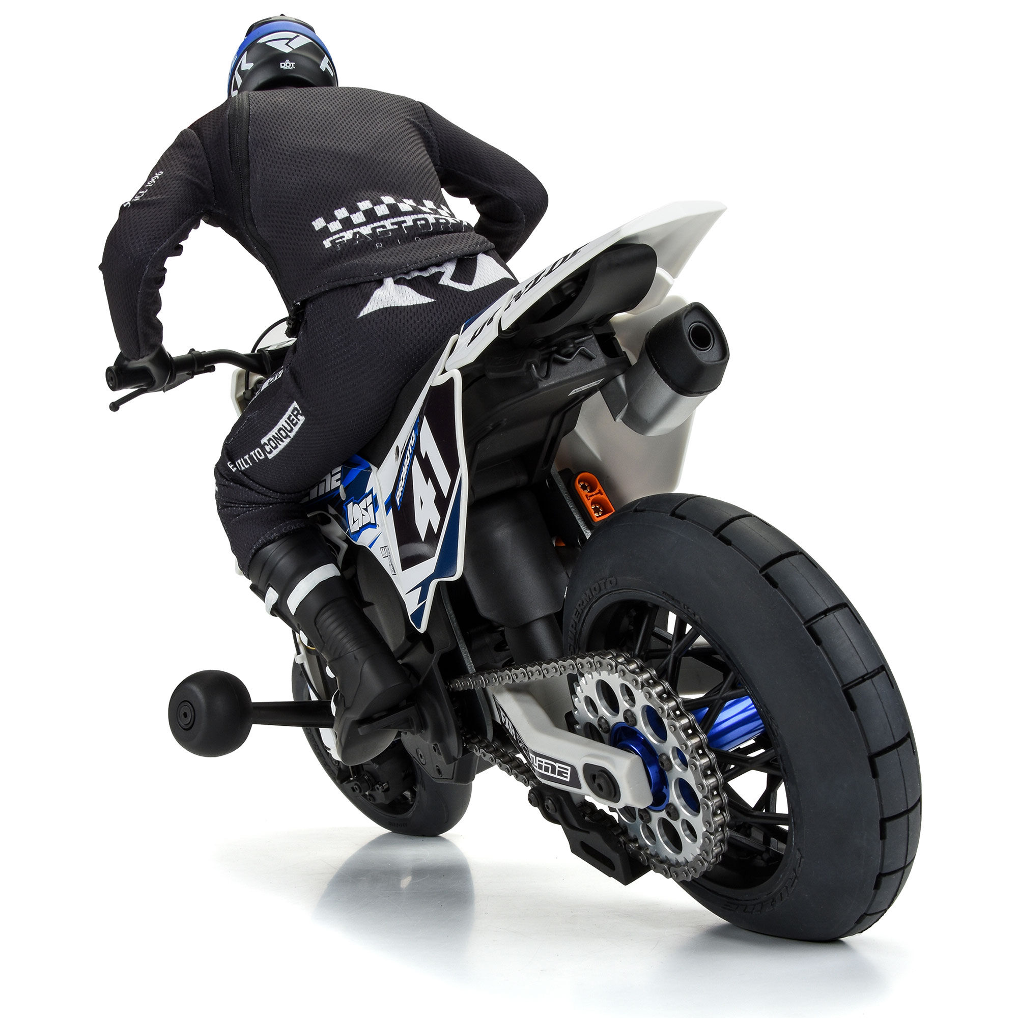 Pro-Line 1/4 Supermoto S3 Motorcycle Rear Tire MTD Black (1): PROMOTO-MX-4