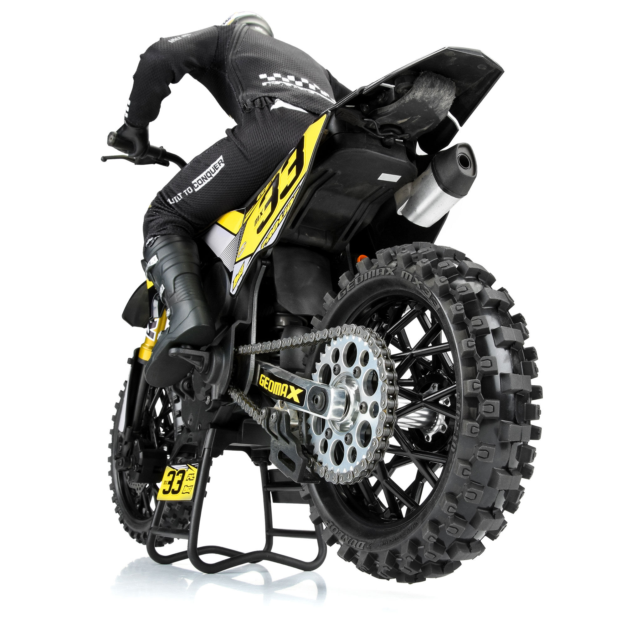 1/4 Dunlop Geomax MX33 CR4 Rear Tire MTD Black: Promoto-MX-4