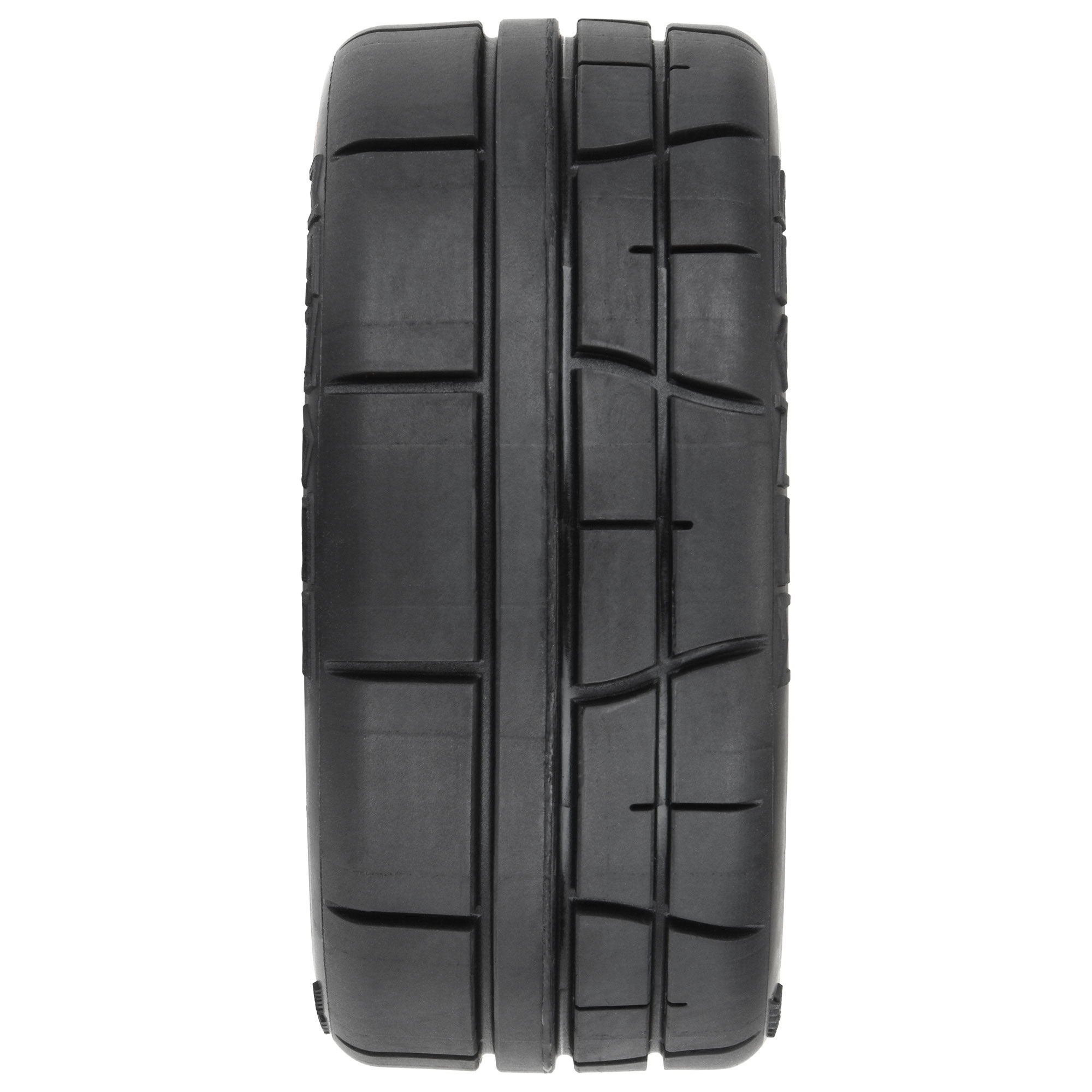 1/8 Menace HP BELTED Speed Run F/R Tires Mounted 17mm Black-2