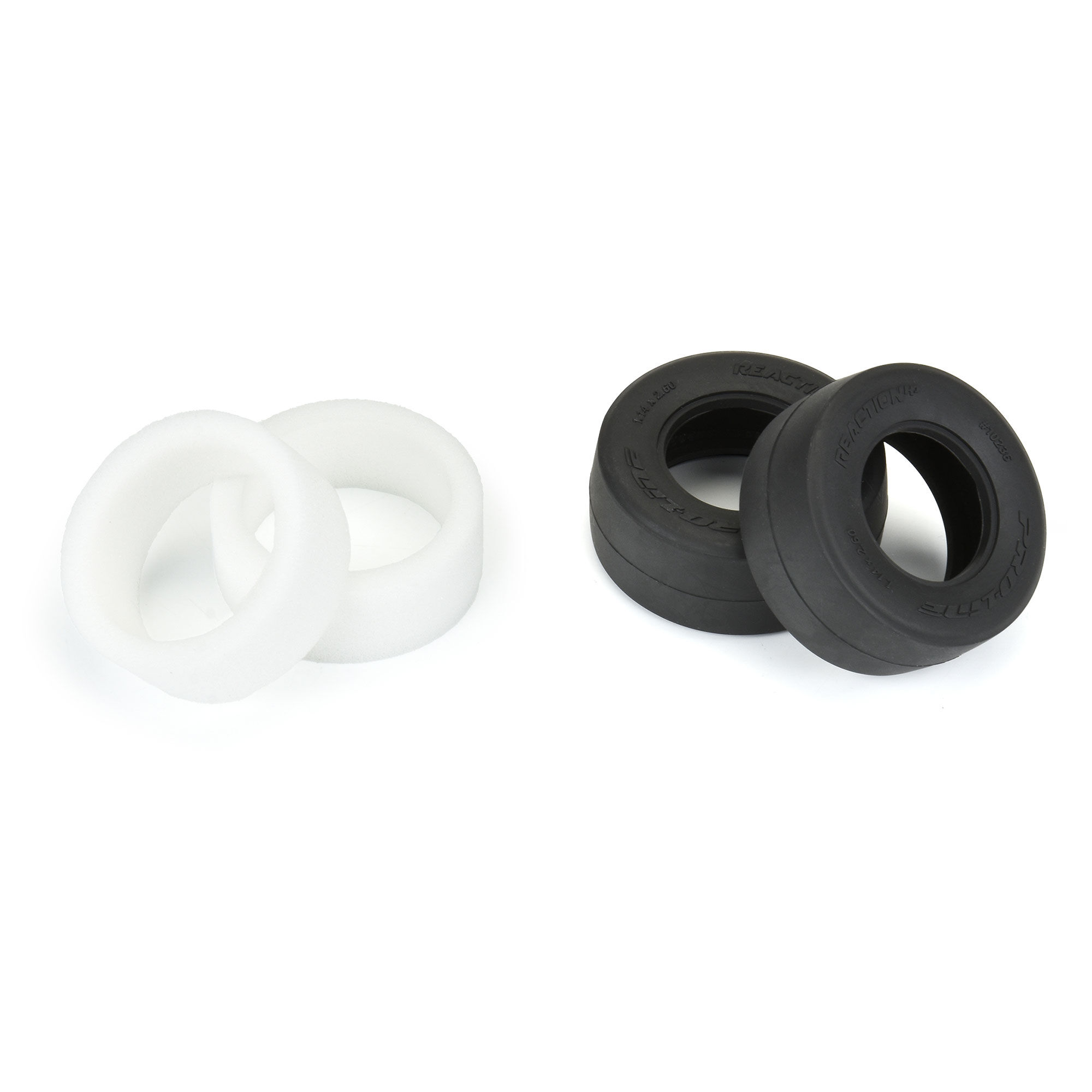 1/16 Reaction HP No-Prep BELTED Rear Tires (2): Losi Mini Dr-4