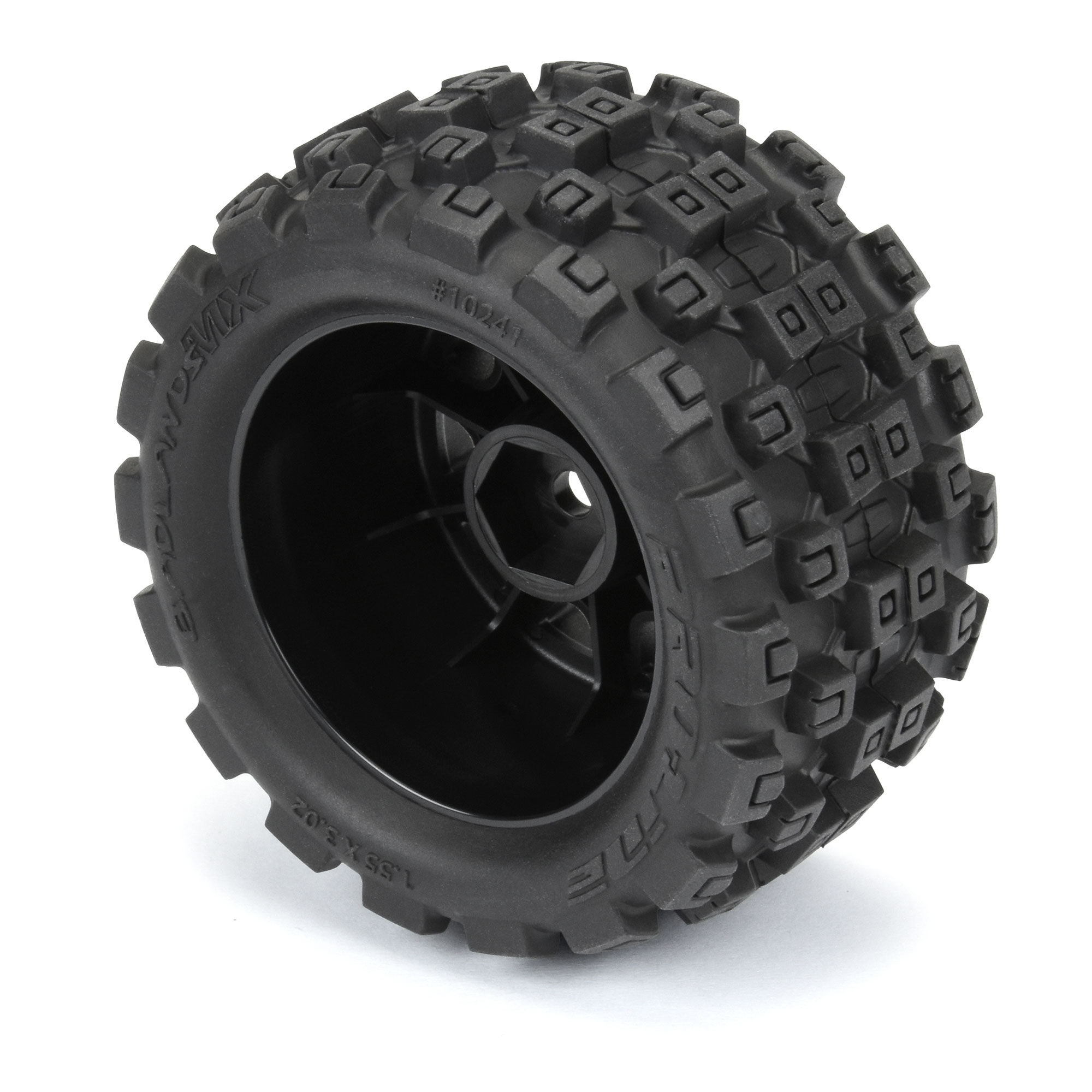 Badlands MX 1.85" All-Terrain Truck Tires (4) Mounted on Rai-5