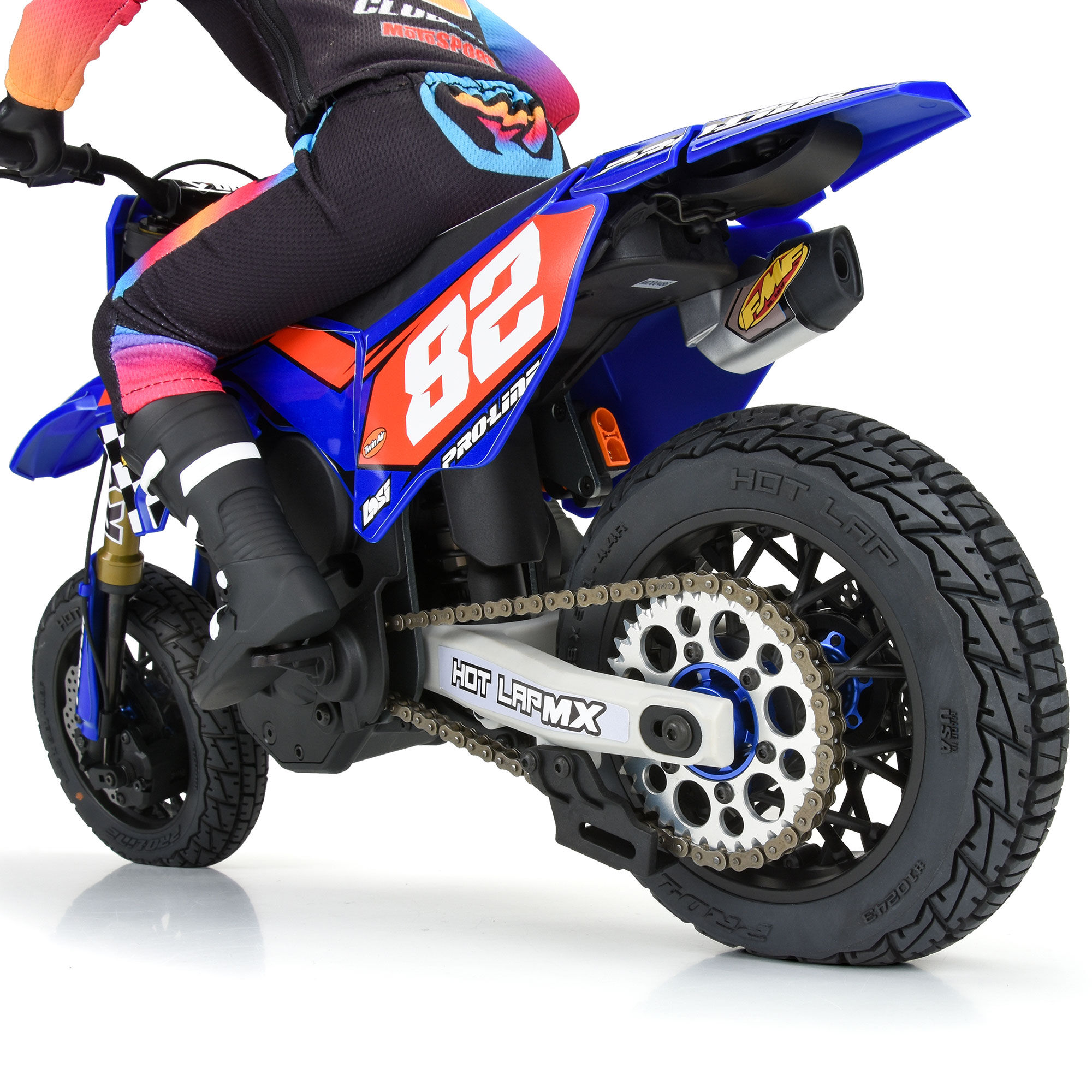 1/4 Hot Lap MX S3 Rear Tire MTD Black Supermoto Wheel: Promo-4