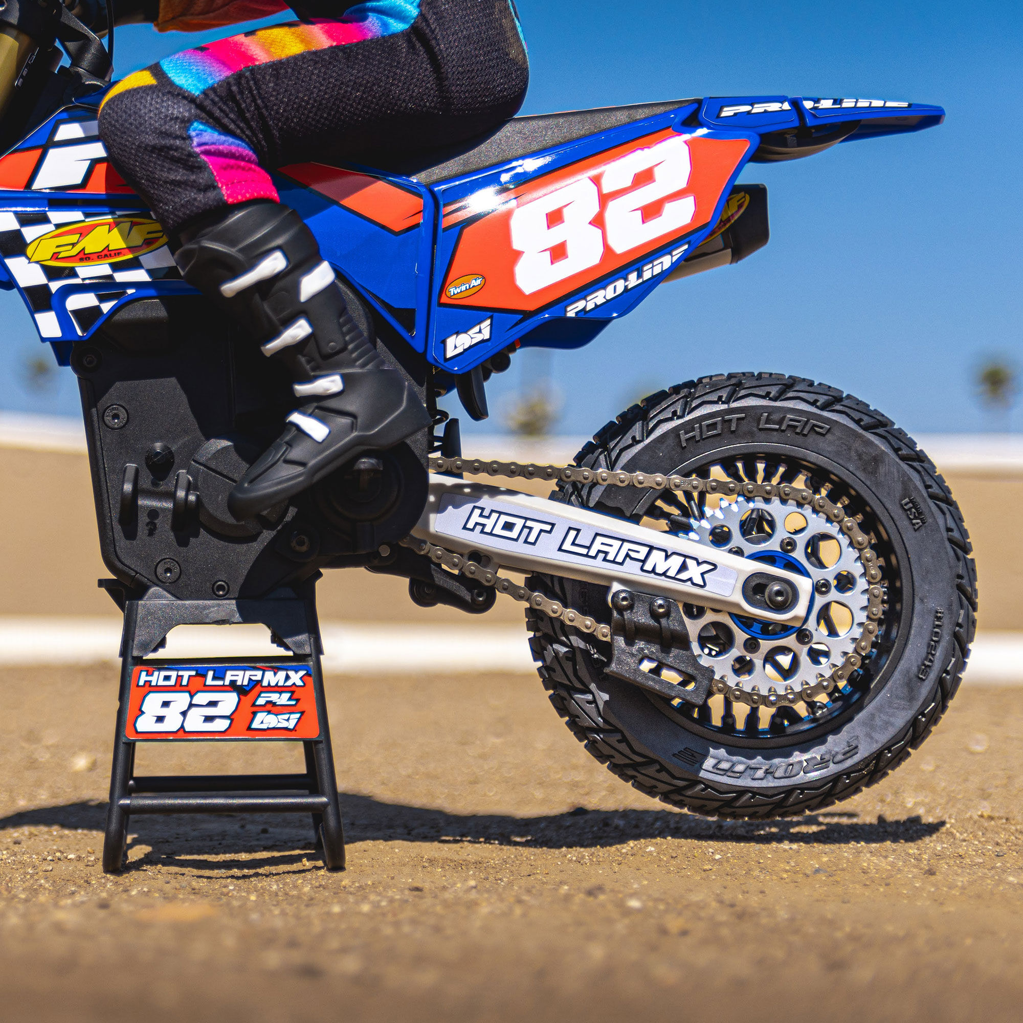 1/4 Hot Lap MX S3 Rear Tire MTD Black Supermoto Wheel: Promo-5