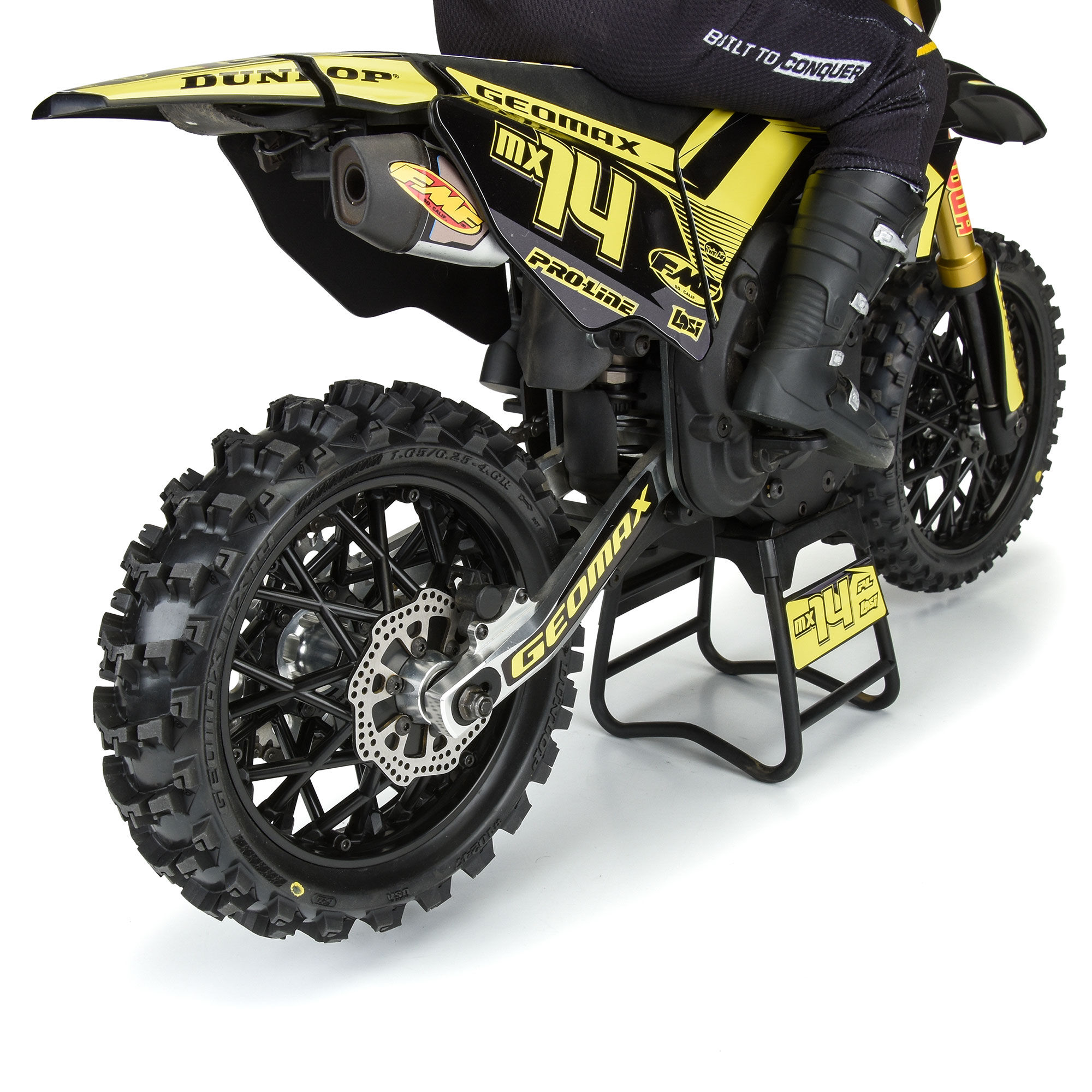 Dunlop Geomax MX14 V2 Bead CR4 Rear Tire MTD Bullyspoke Blac-4