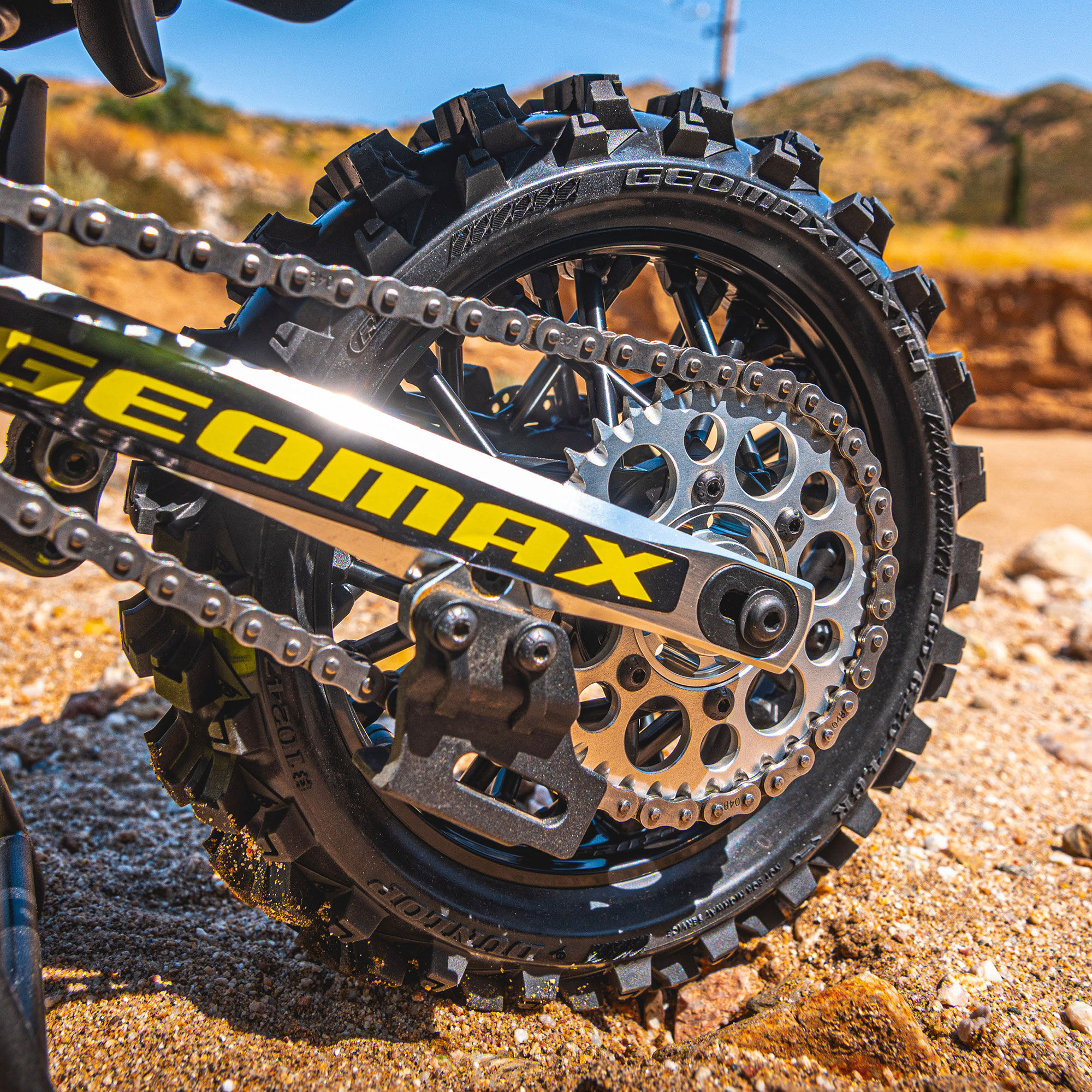 Dunlop Geomax MX14 V2 Bead CR4 Rear Tire MTD Bullyspoke Blac-5