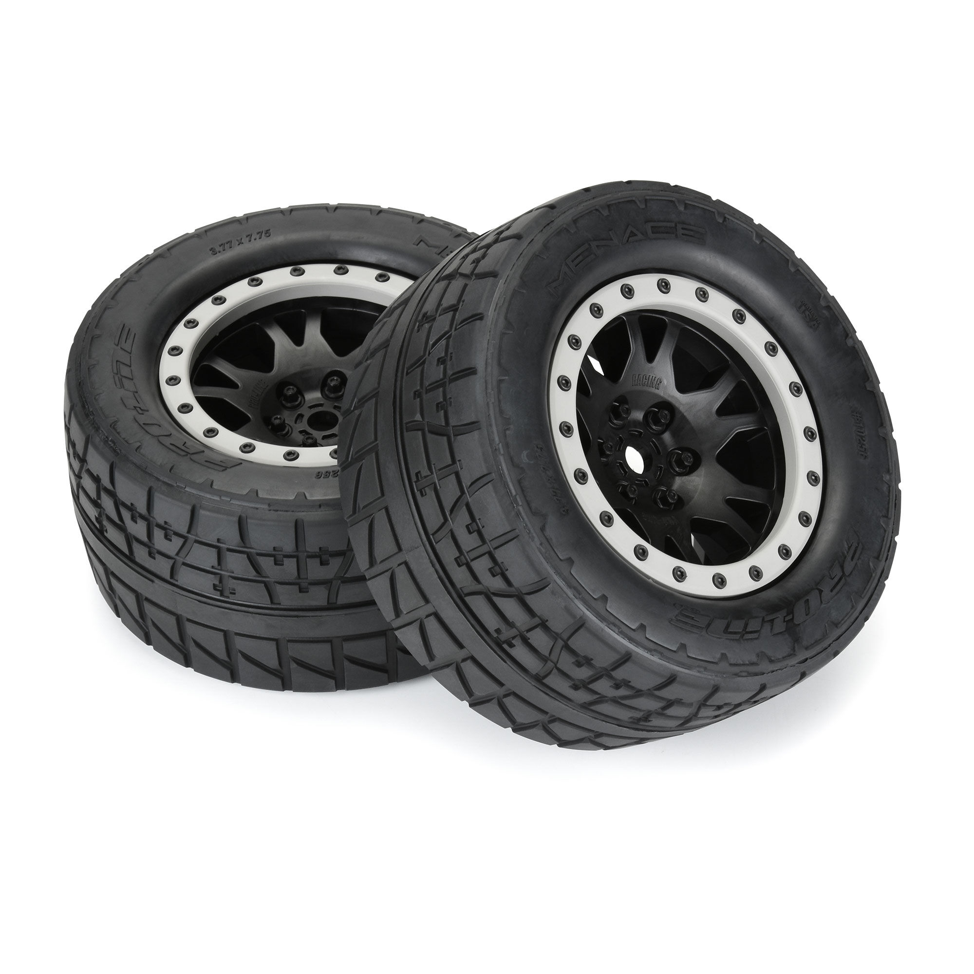 1/5 Menace HP BELTED Pro-Loc F/R X-MAXX MTD 24mm Blk/Gry Imp-3