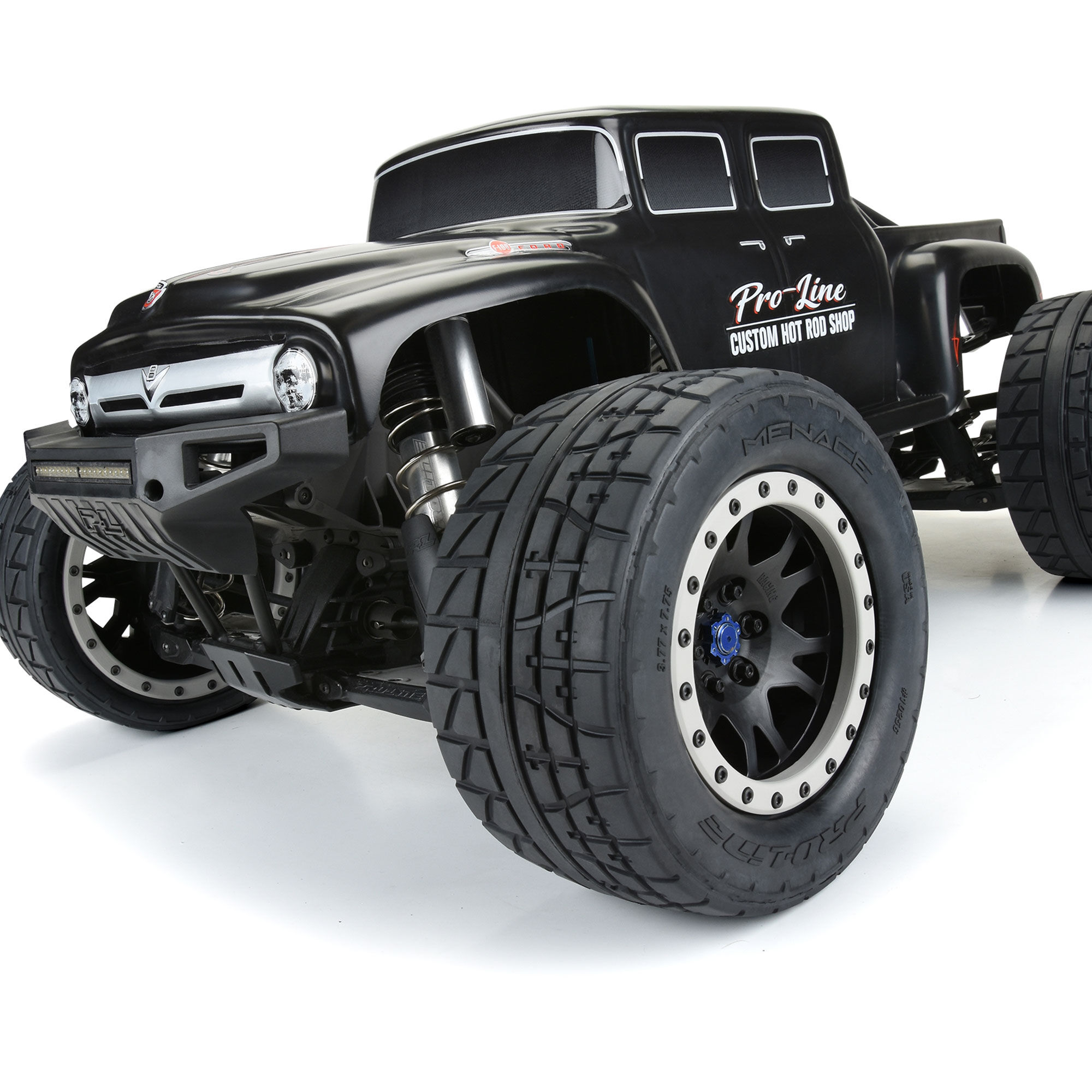 1/5 Menace HP BELTED Pro-Loc F/R X-MAXX MTD 24mm Blk/Gry Imp-6