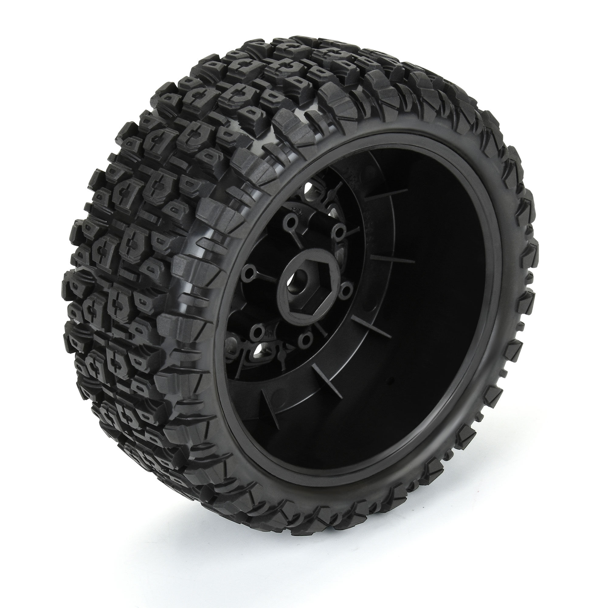 1/10 Aztek M2 F/R 2.2"/3.0" SC MTD 12mm & 14mm Black Raid Wh-6