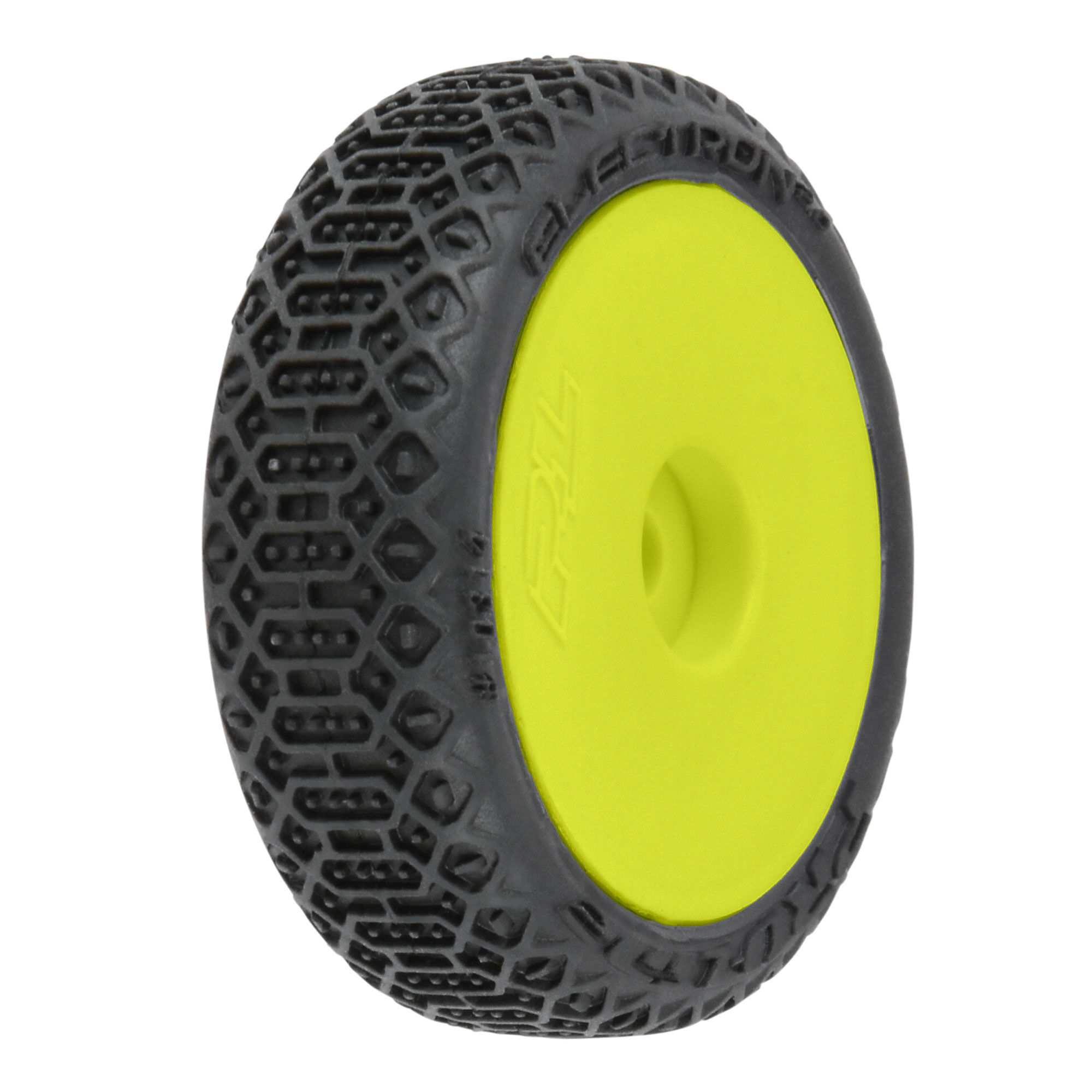 1/24 Electron 2.0 Buggy F/R Tires Mounted 7mm Yellow (4): Mi