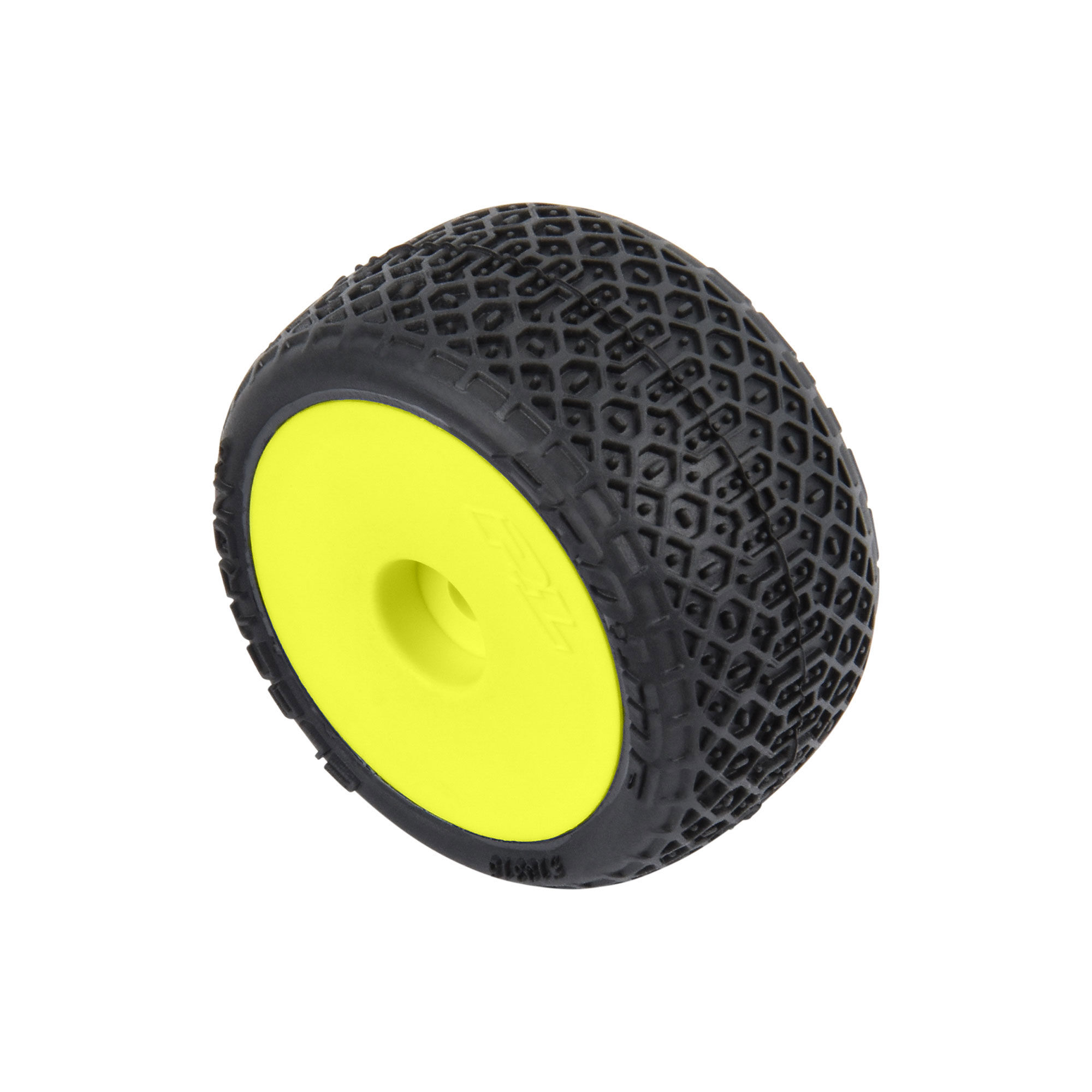 1/24 Electron 2.0 Buggy F/R Tires Mounted 7mm Yellow (4): Mi-8