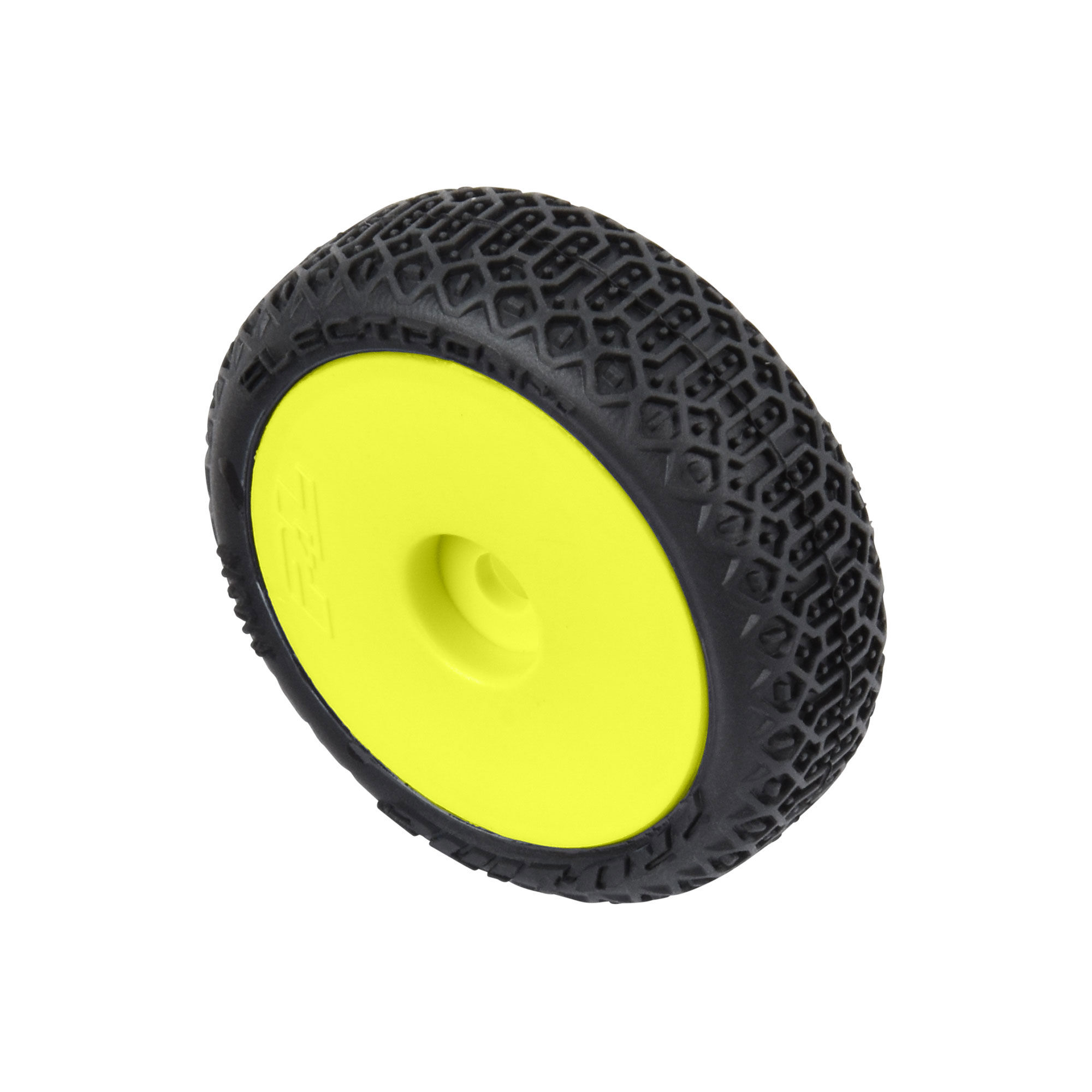 1/24 Electron 2.0 Buggy F/R Tires Mounted 7mm Yellow (4): Mi-9