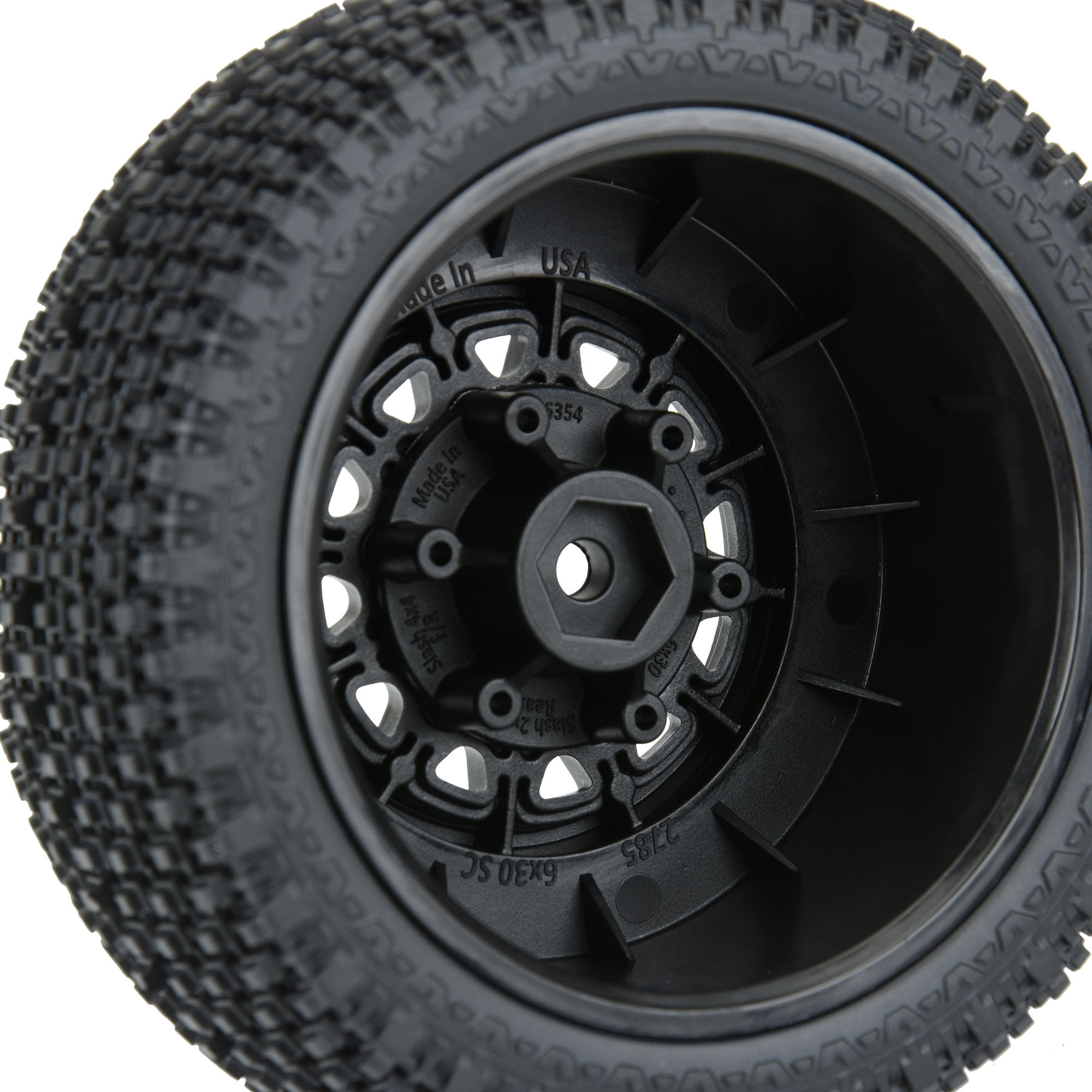 1/10 Gladiator M3 Front/Rear 2.2"/3.0" SC Mounted 12mm Blk R-3