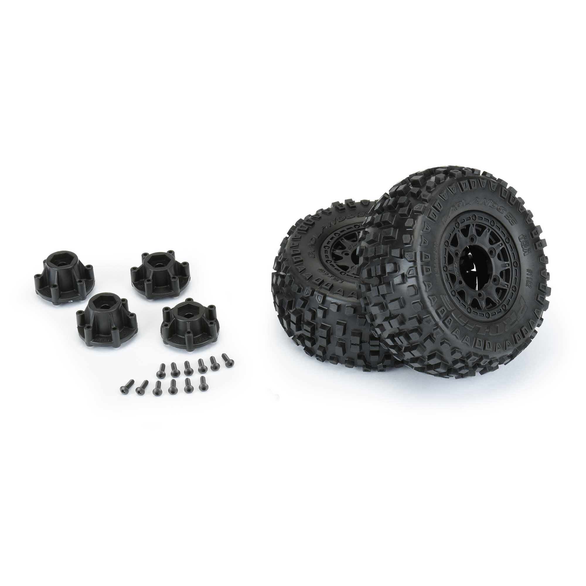 1/10 Badlands Front/Rear 2.2"/3.0" SC Mounted 12mm Black Rai-5