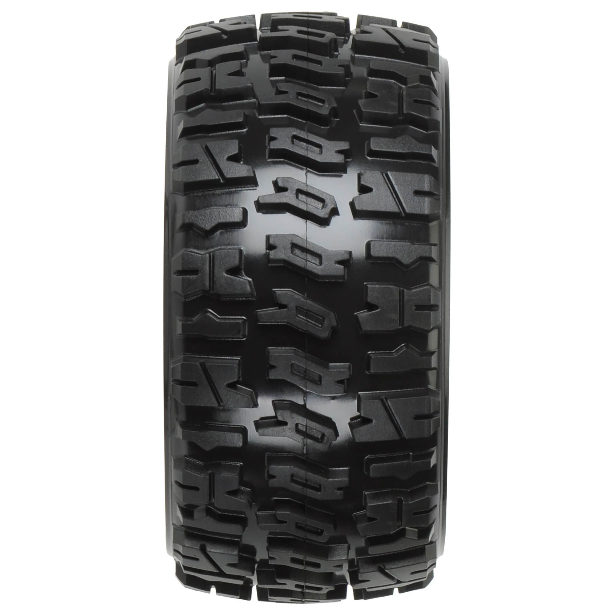 1/16 Trencher M2 Fr/Rr 2.2" Tires Mounted 12mm Blk Desperado-2