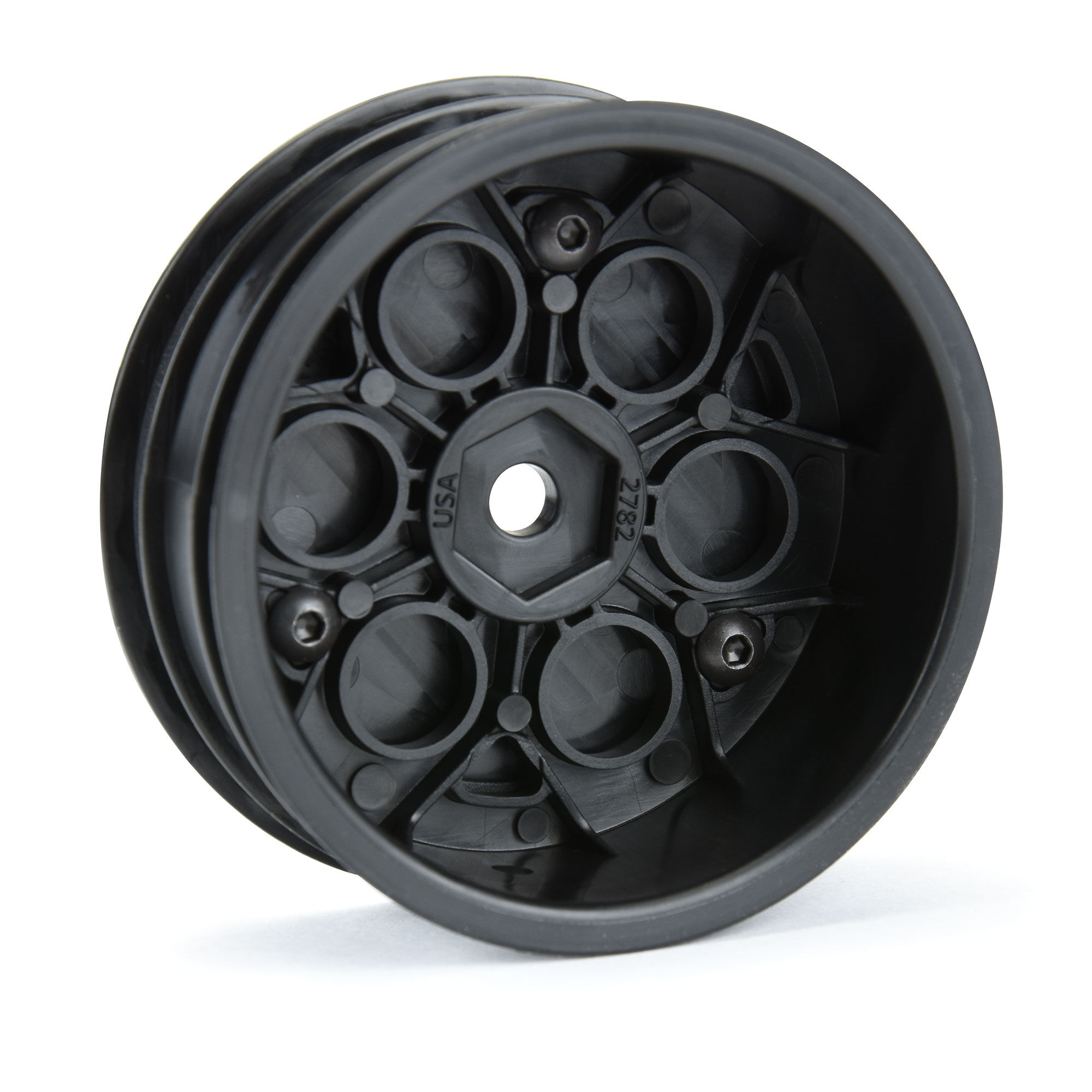 1/10 Showtime Front 2.2" 12mm Sprint Car Wheels (2) Black-6