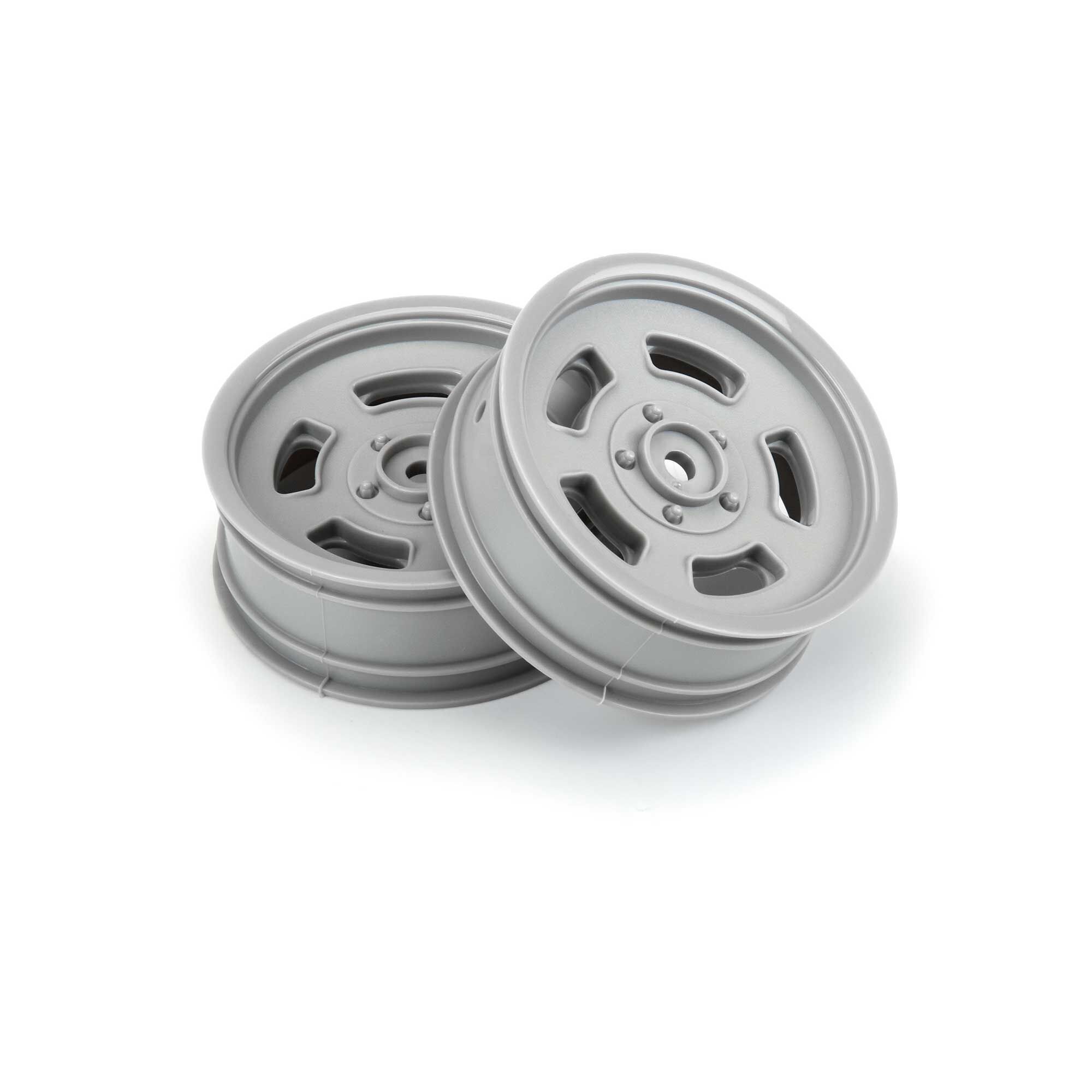 1/10 Slot Mag Drag Spec Front 2.2" 12mm Drag Wheels (2) Gray-4