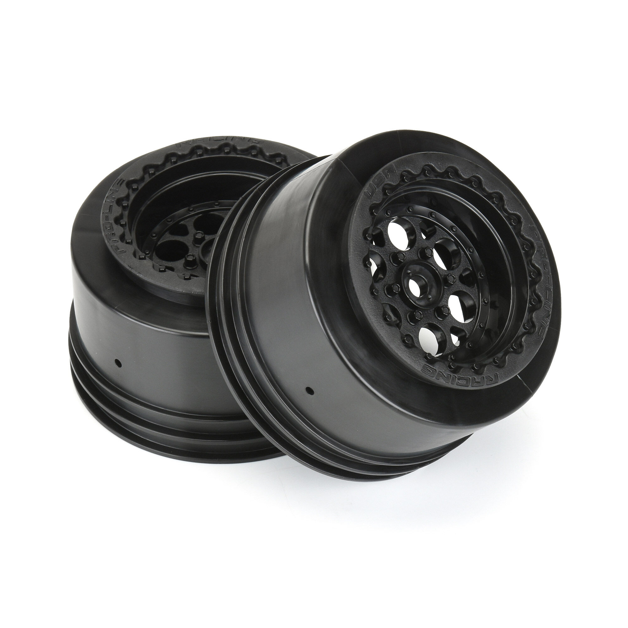 1/10 Showtime+ Wide Rear 2.2"/3.0" 12mm Drag Wheels (2) Blac-6