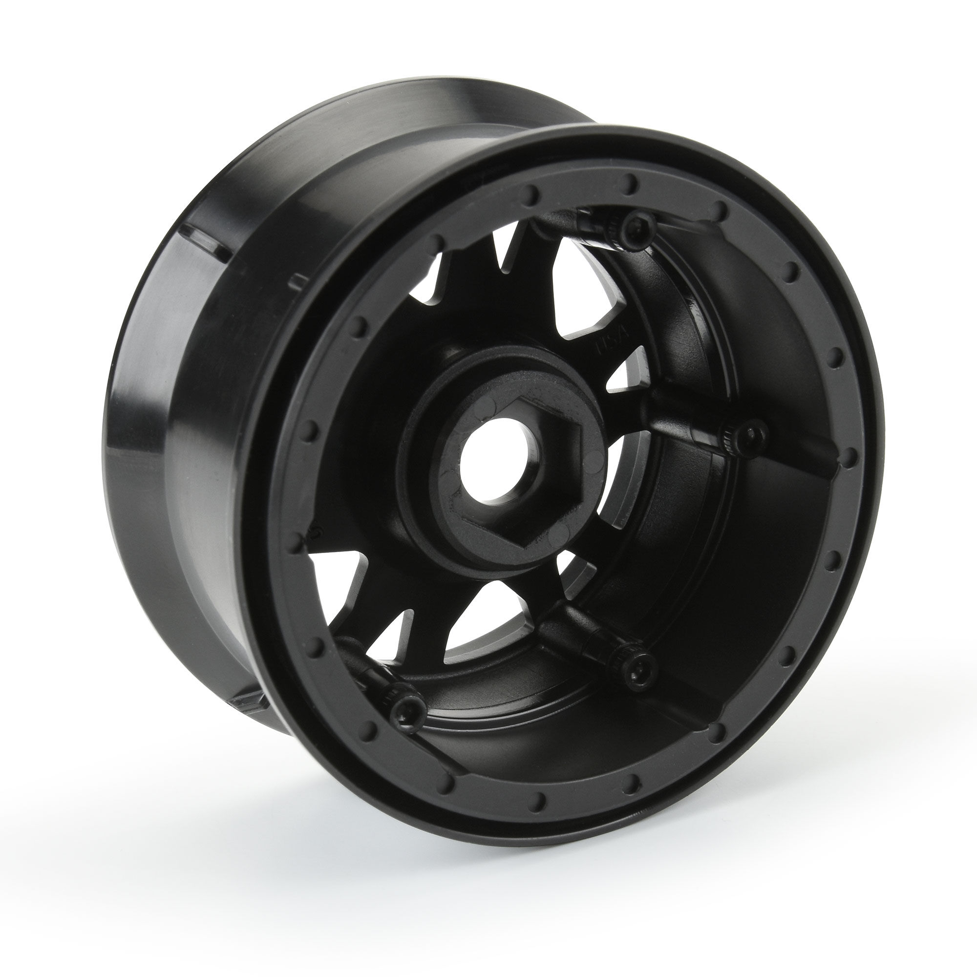 1/10 Impulse F/R 2.2" 12mm Crawler Wheels (2) Black-3