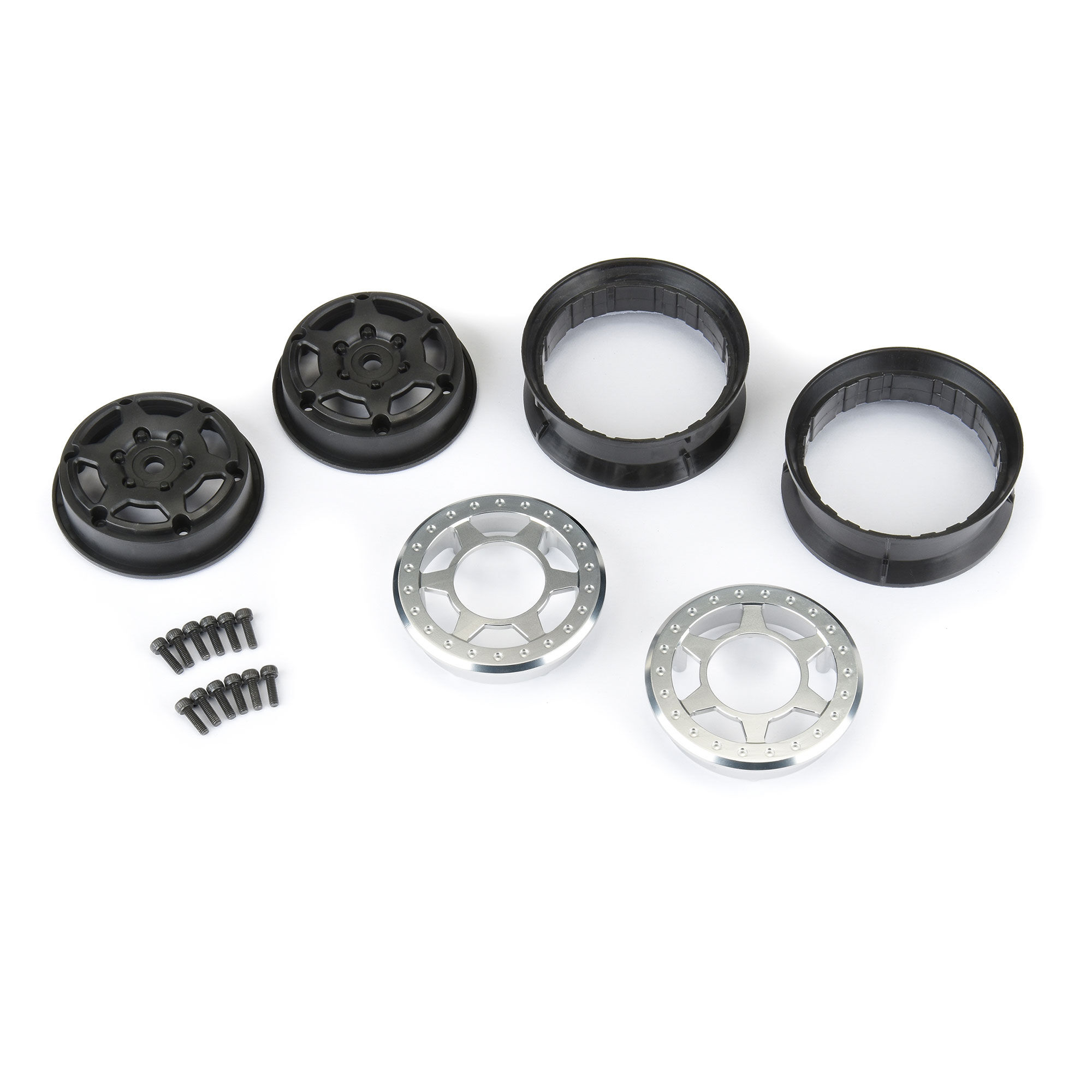 1/10 Holcomb Aluminum Front/Rear 1.9" 12mm Crawler Wheels (2-4