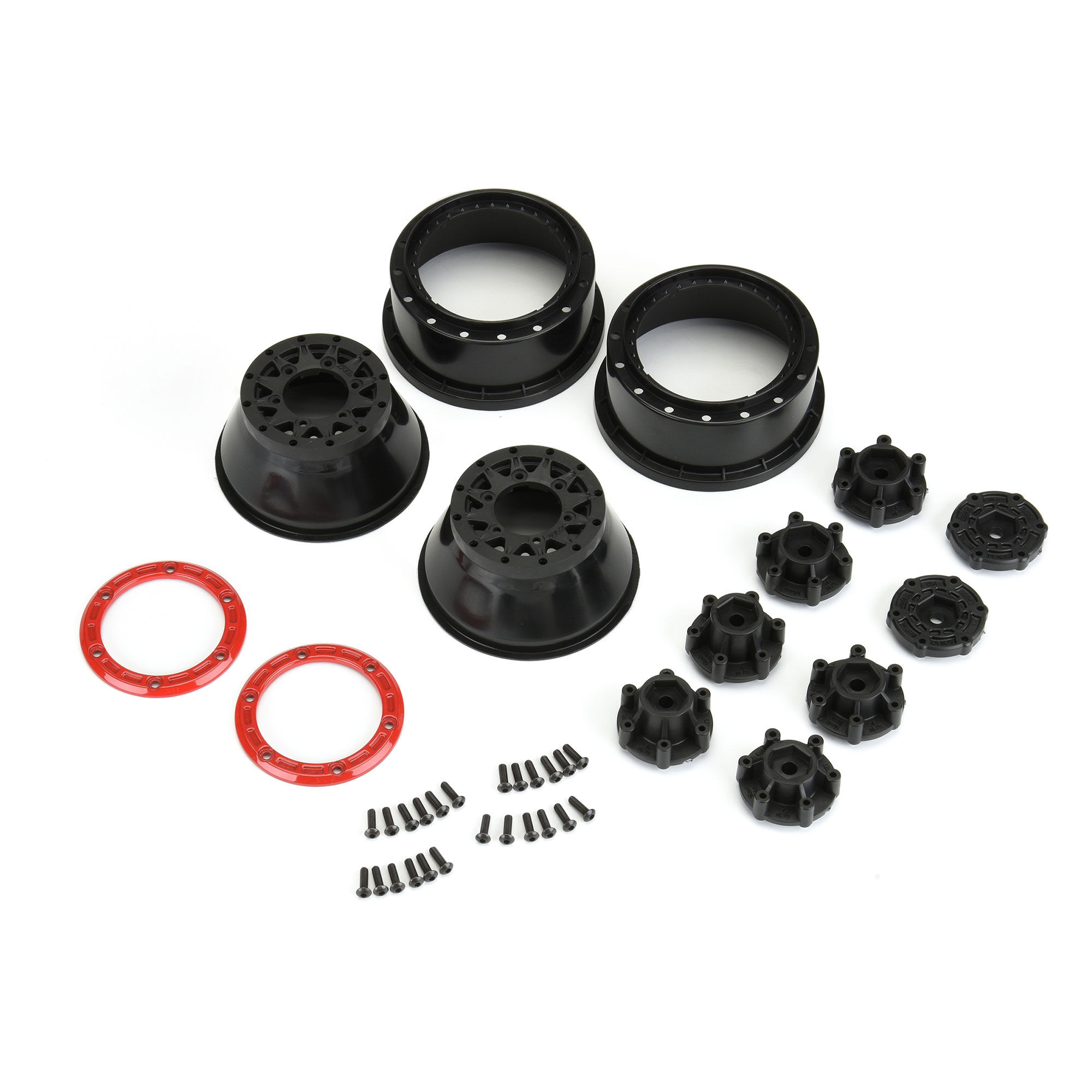 1/10 Raid Bead-Loc Fr/Rr 2.2"/3.0" 12 & 14mm SC Wheels (2) R-4