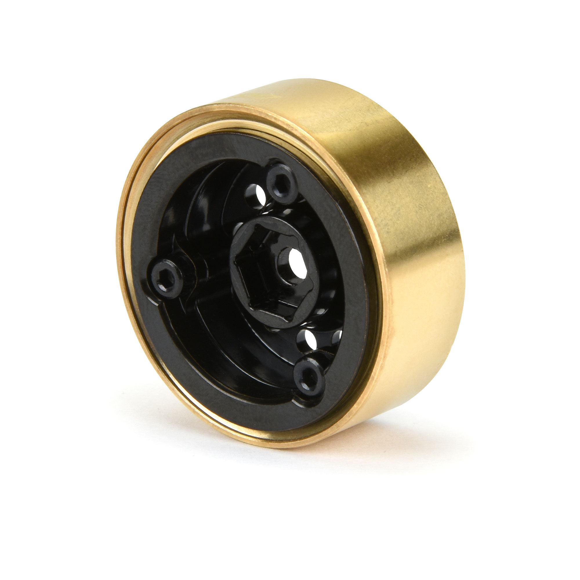 1/24 Rock Shooter Brass F/R 1.0" 7mm Crawler Wheels (2) Blac-4