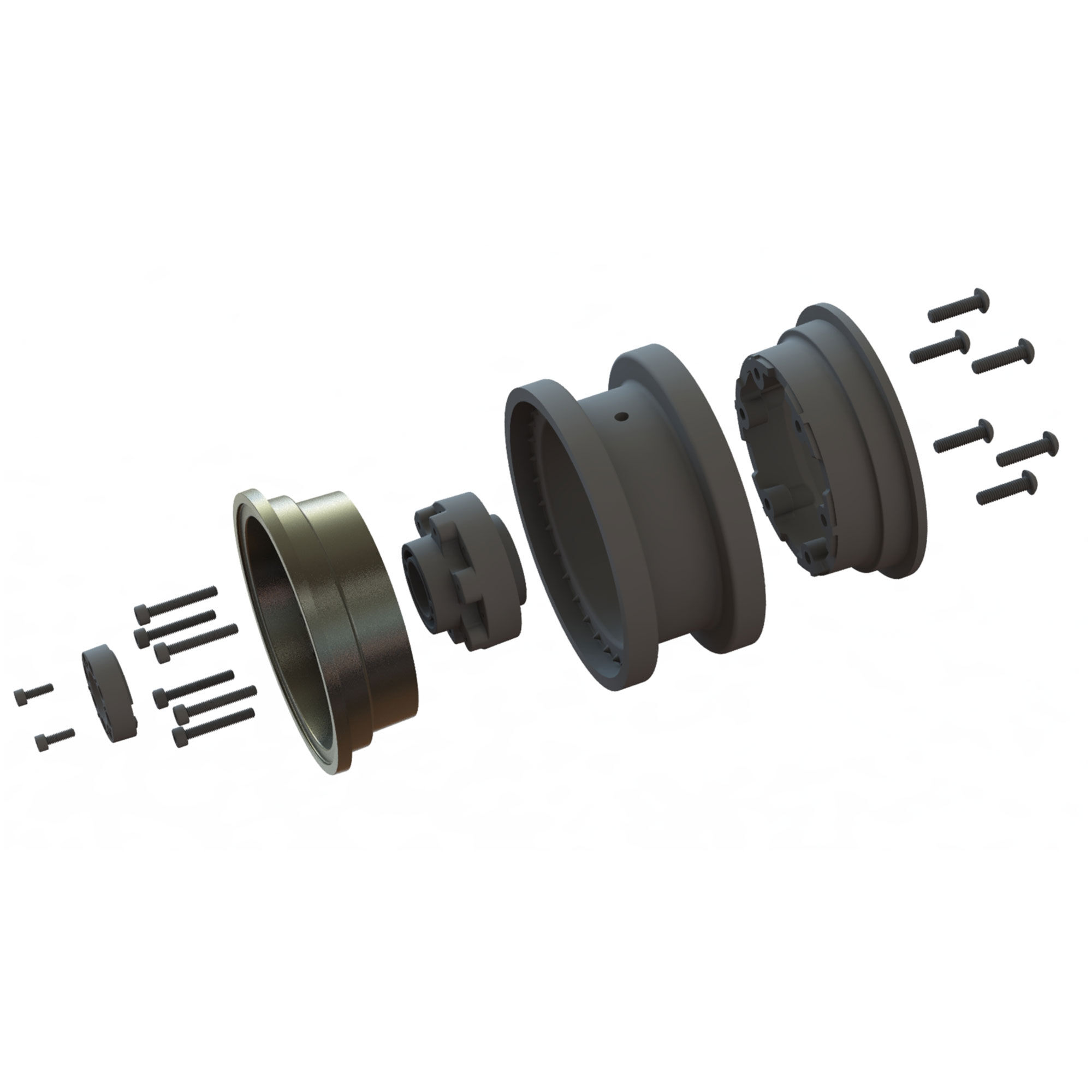 1/6 Black Rhino Armory Alum 2.9" Dual Offset SCX6 Wheels (2)-7