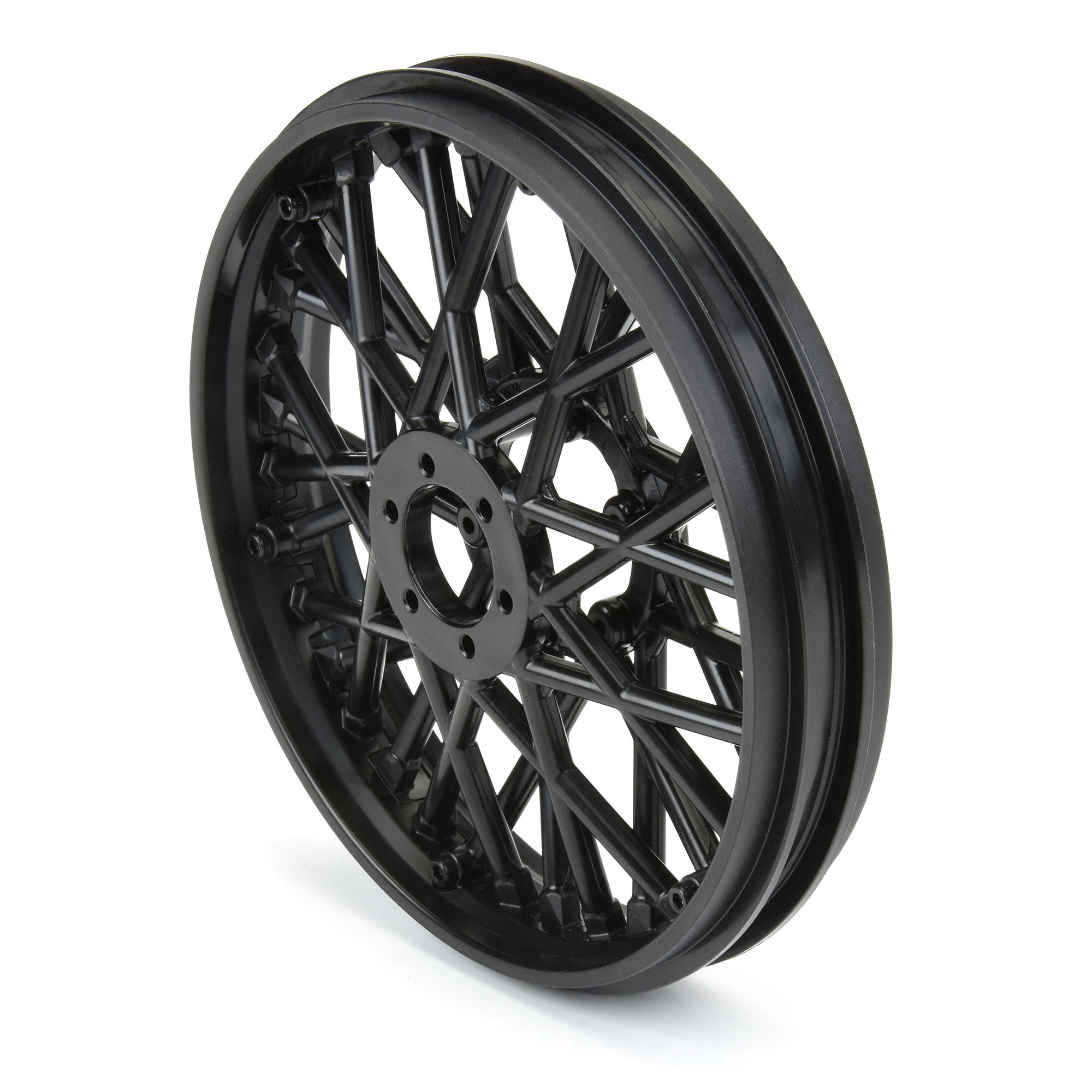1/4 Bullyspoke V2 Bead Front Wheel Black: Promoto-MX-2