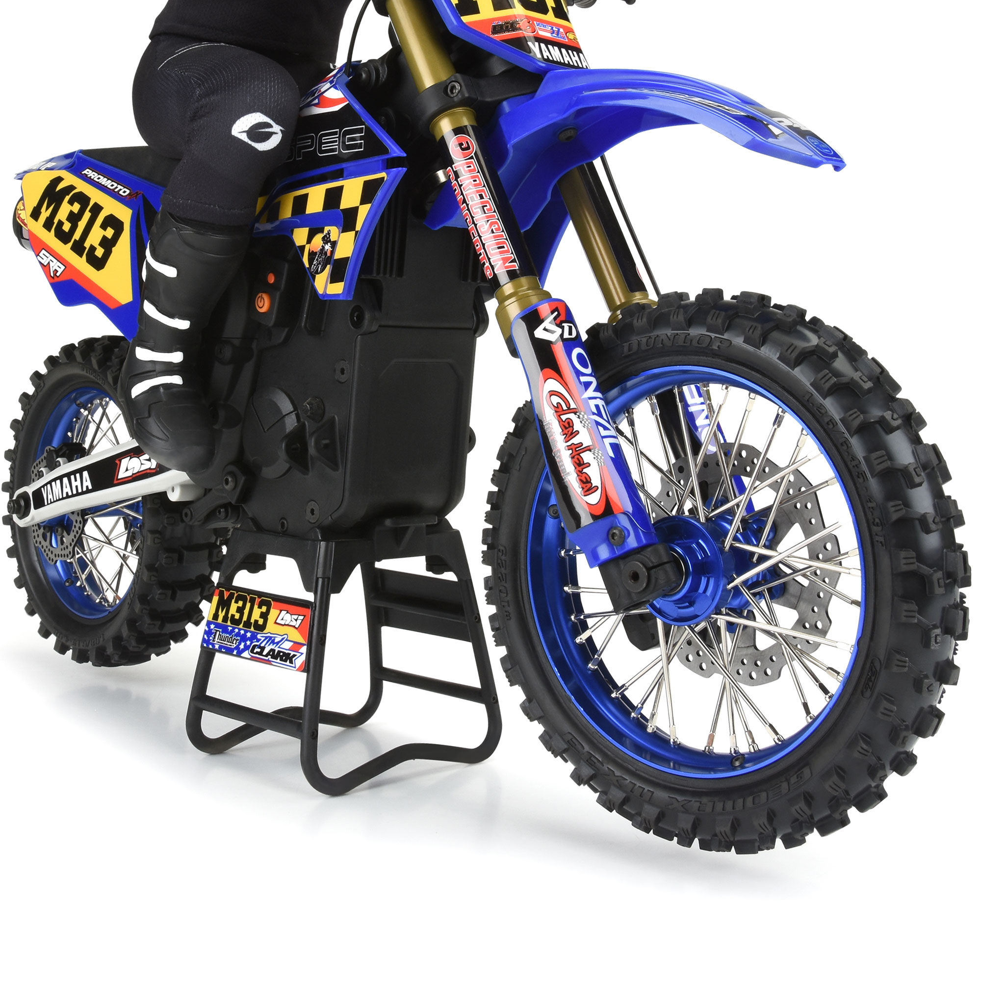 1/4 Pro-Spec Aluminum V2 Bead Front Wheel Blue/Blue (1): Pro-5