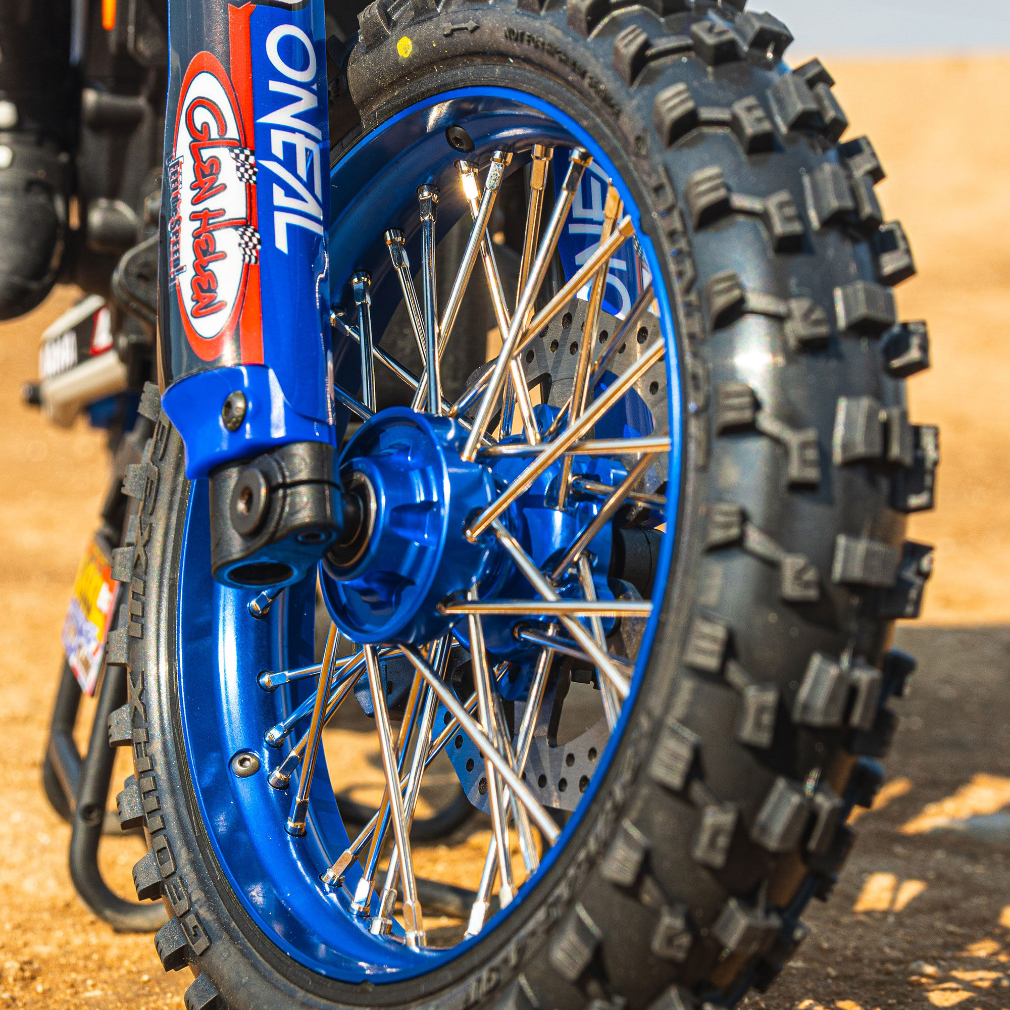 1/4 Pro-Spec Aluminum Front Rim Blue: Promoto-MX-2