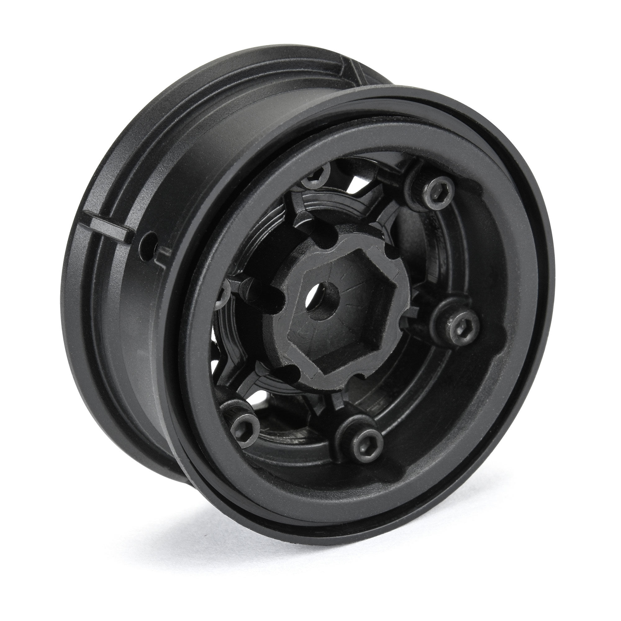 1/10 Holcomb F/R 1.55" 12mm Crawler Bead-Loc Wheels (2) Blac-4