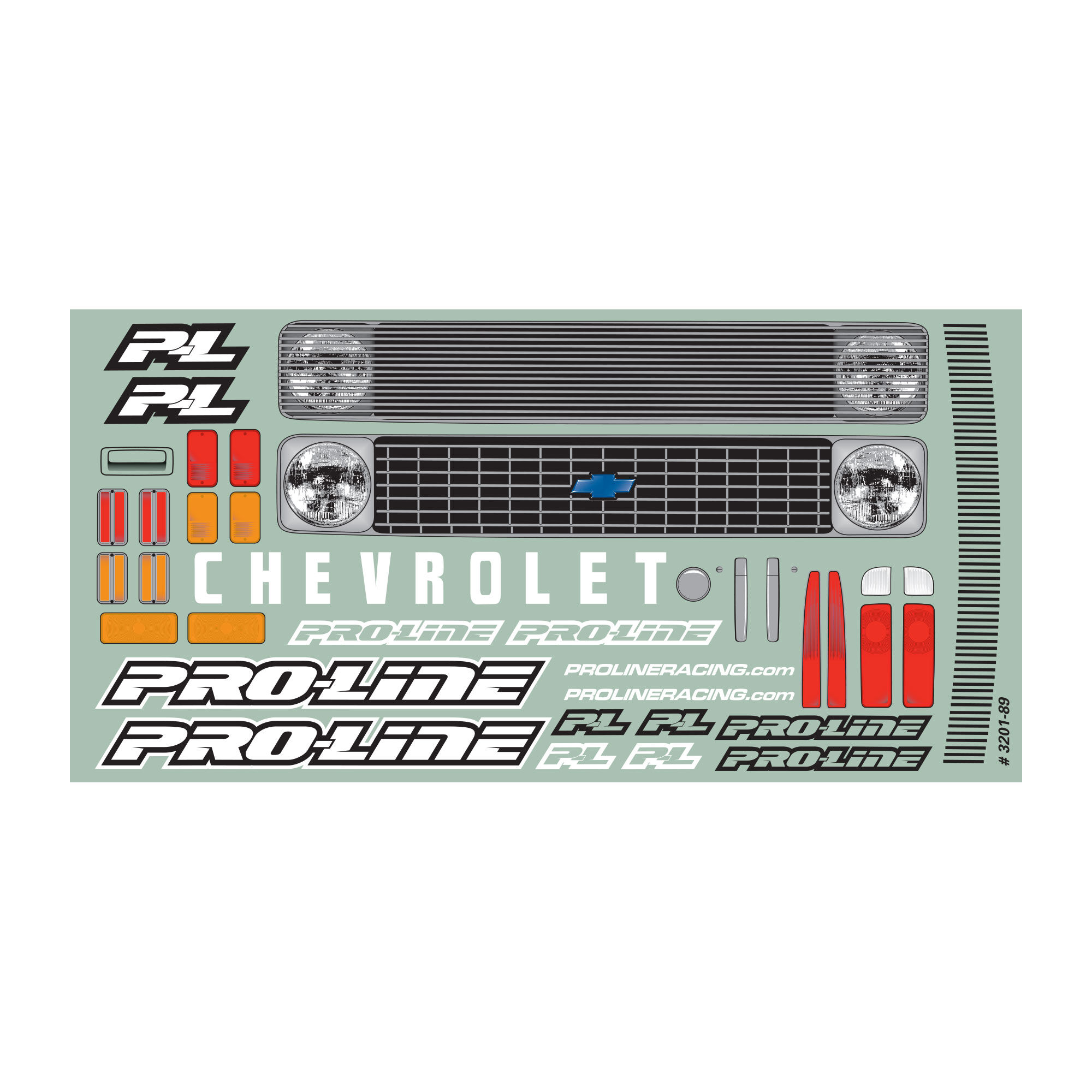 1/8 1972 Chevy C-10 Long Bed Clear Body: Monster Truck-5