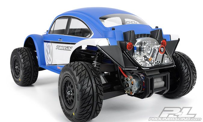 1/10 VW Full Fender Baja Bug Clear Body: Short Course-2