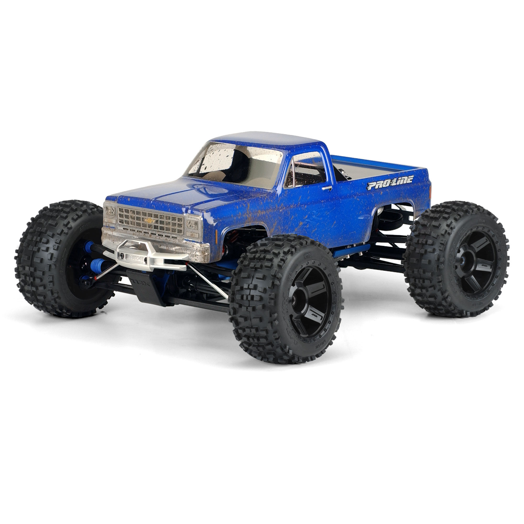 1/8 1980 Chevy Pick-up Clear Body: Monster Truck-3