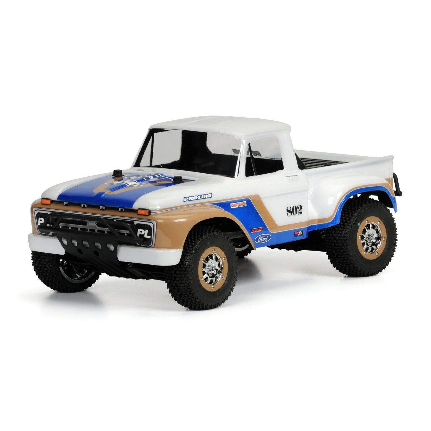 1/10 1966 Ford F-100 Clear Body: Short Course-2