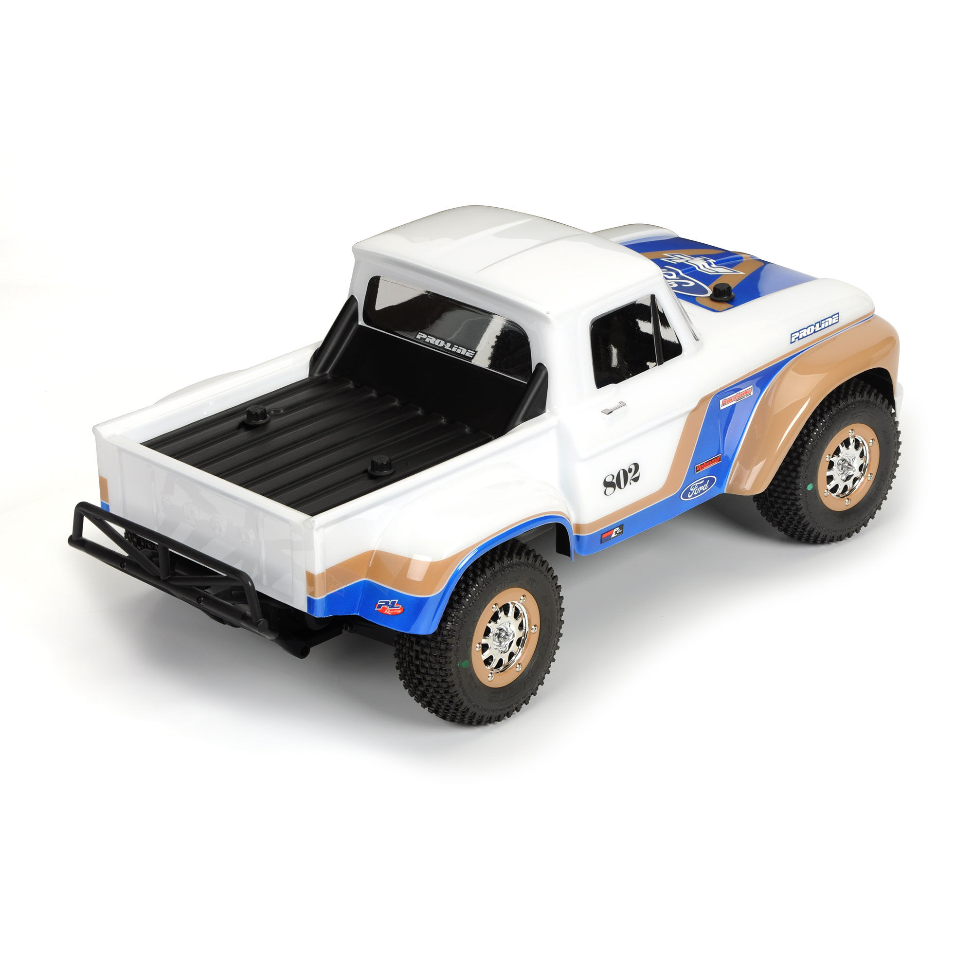 1/10 1966 Ford F-100 Clear Body: Short Course-6