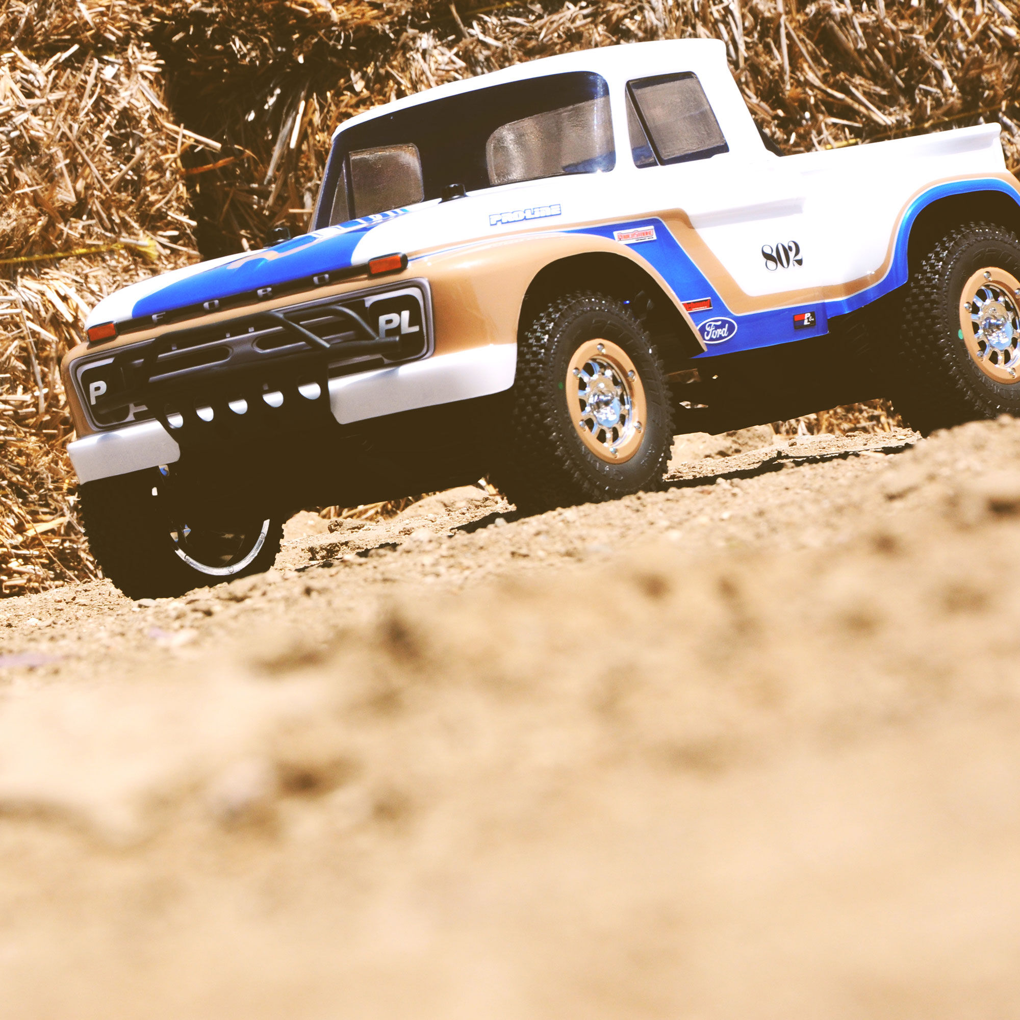 1/10 1966 Ford F-100 Clear Body: Short Course-8