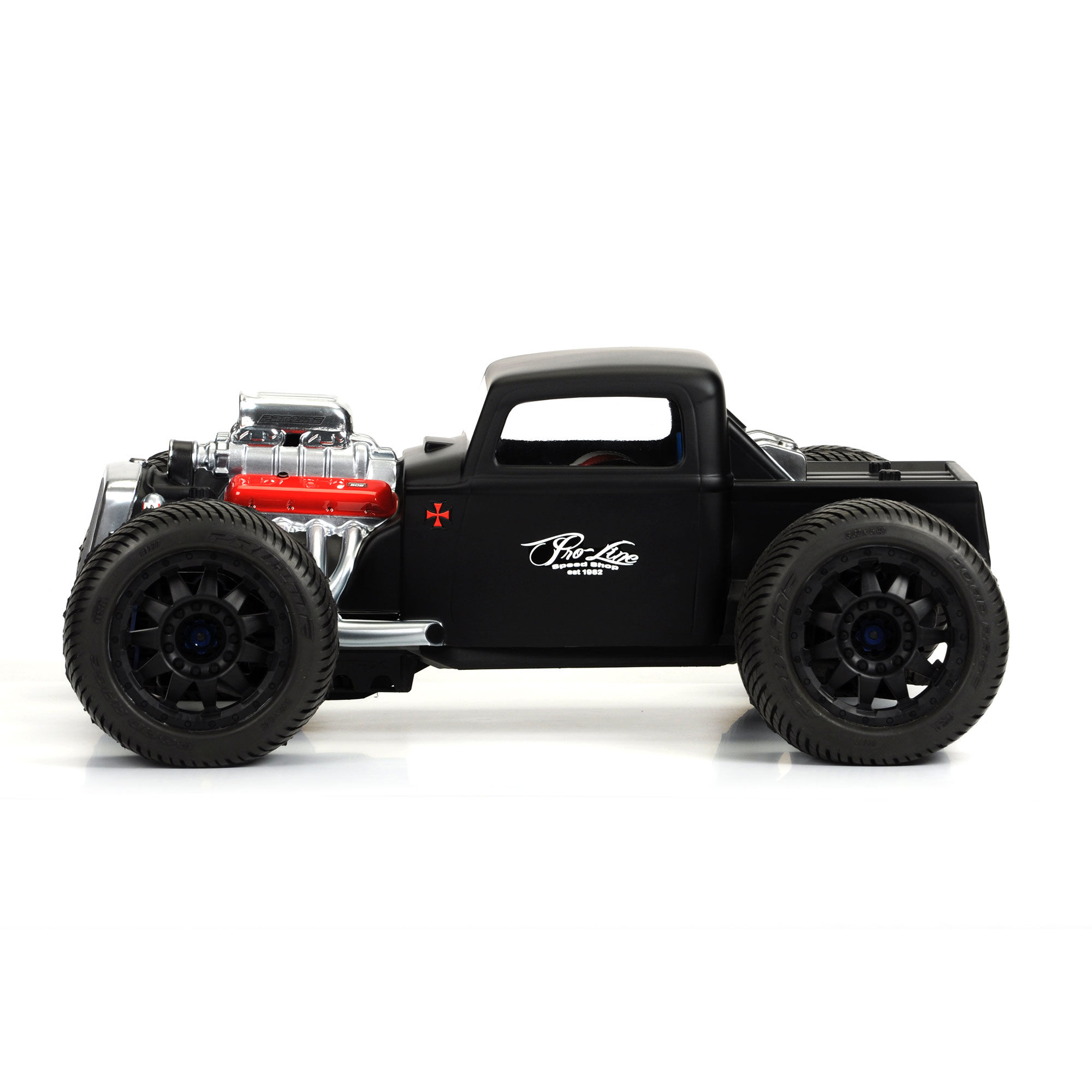 1/8 Rat Rod Clear Body: Monster Truck-5