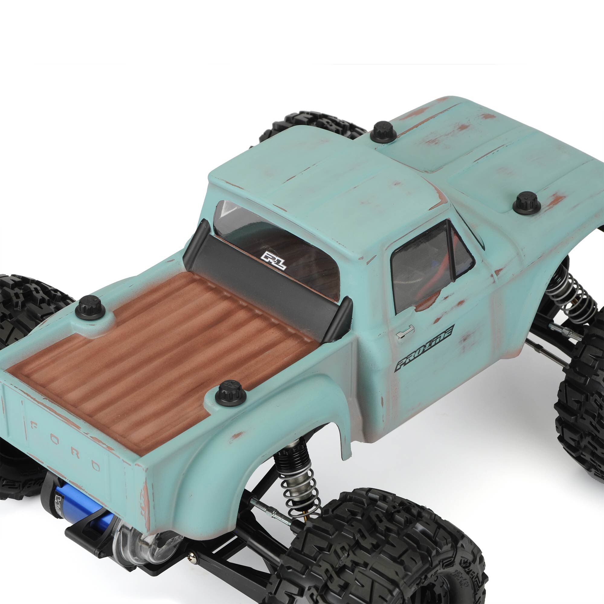 1/10 1966 Ford F-100 Clear Body: Stampede-6