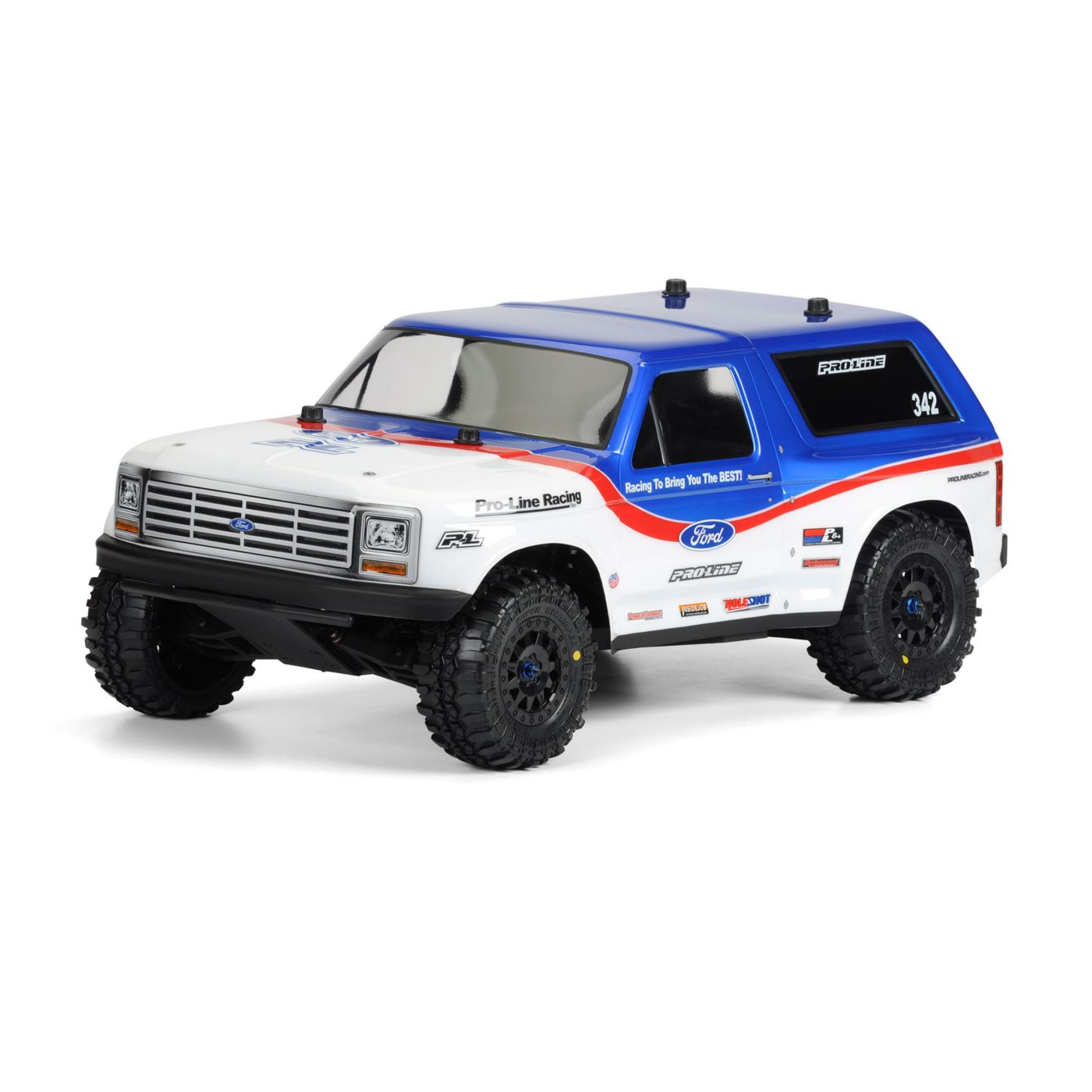 1/10 1981 Ford Bronco Clear Body: Short Course-2