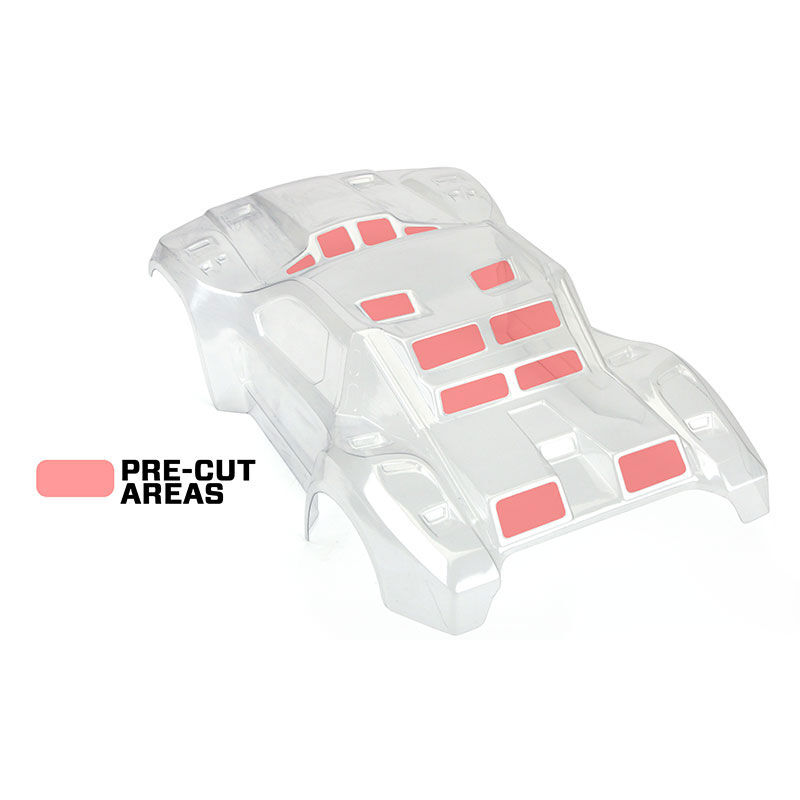 1/10 Pre-Cut Flo-Tek Fusion Clear Body: Short Course-5