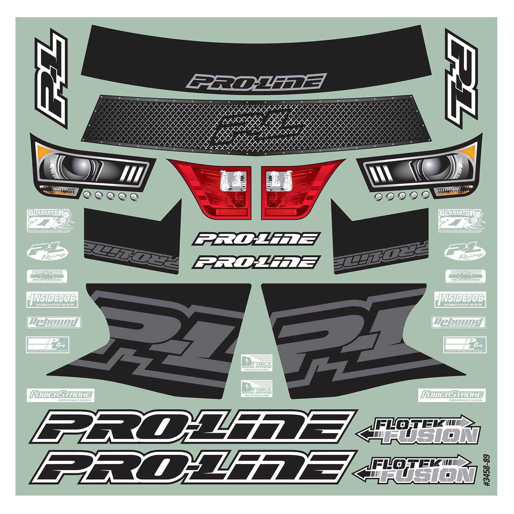 1/10 Pre-Cut Flo-Tek Fusion Clear Body: Short Course-12