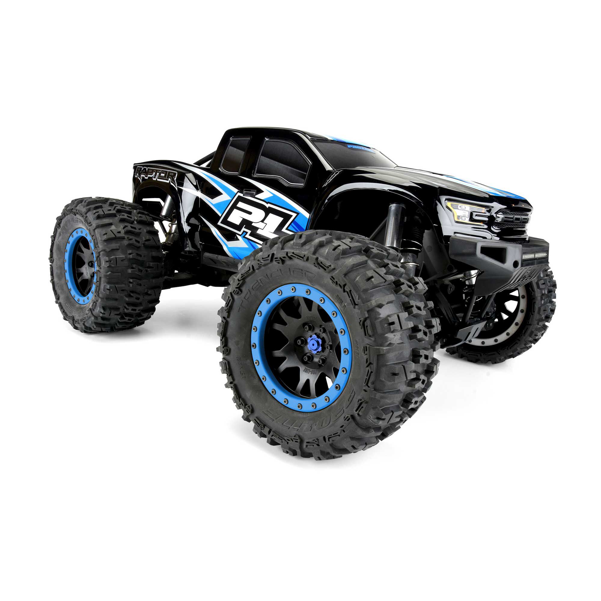 1/5 Pre-Cut 2017 Ford F-150 Raptor Tough-Color Black Body: X-7