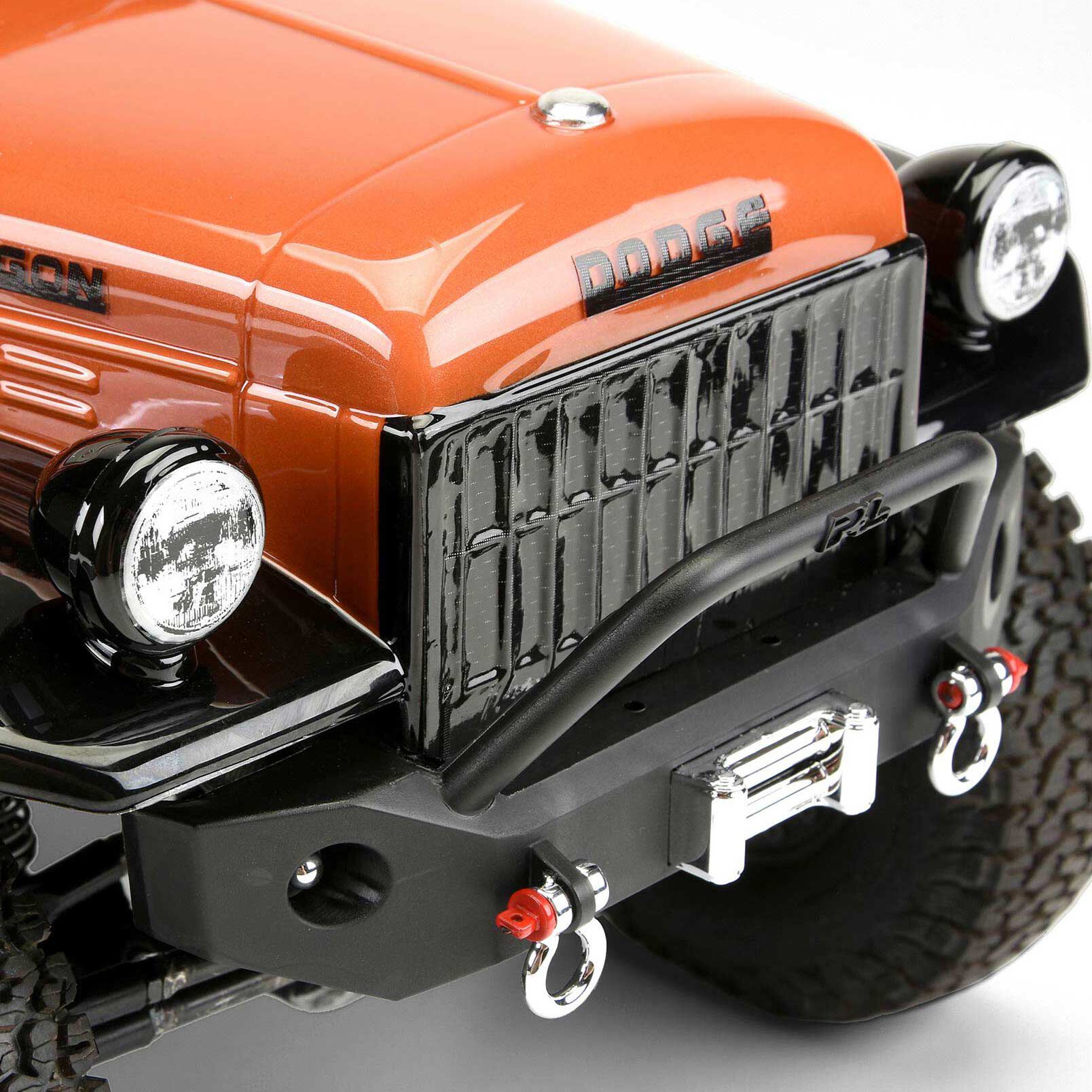 1/10 1946 Dodge Power Wagon Clear Body 12.3" (313mm) WB Craw-8