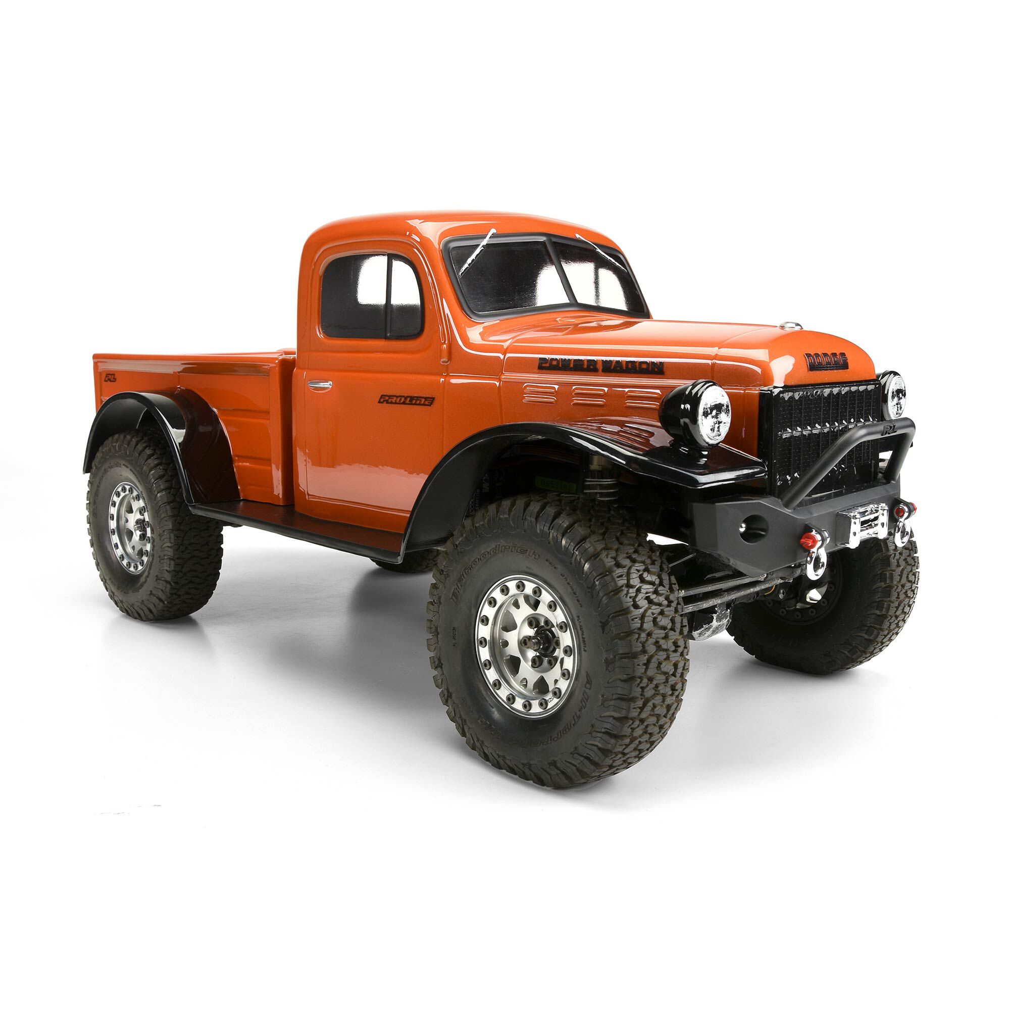 1/10 1946 Dodge Power Wagon Clear Body 12.3" (313mm) WB Craw-10